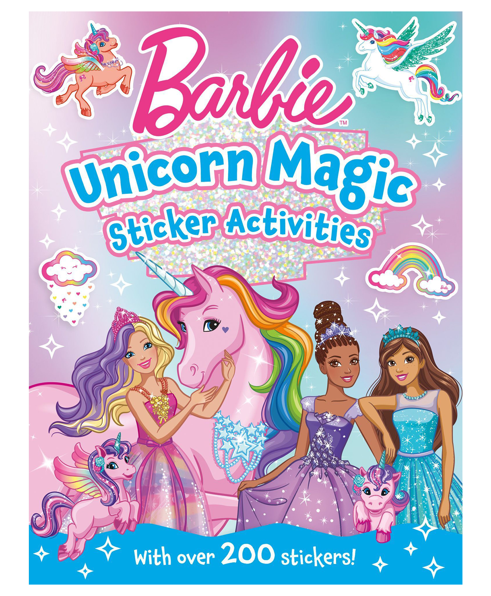 harper collins Barbie Unicorn Magic Sticker Activity Book Paperback by Barbie - English-picture-11