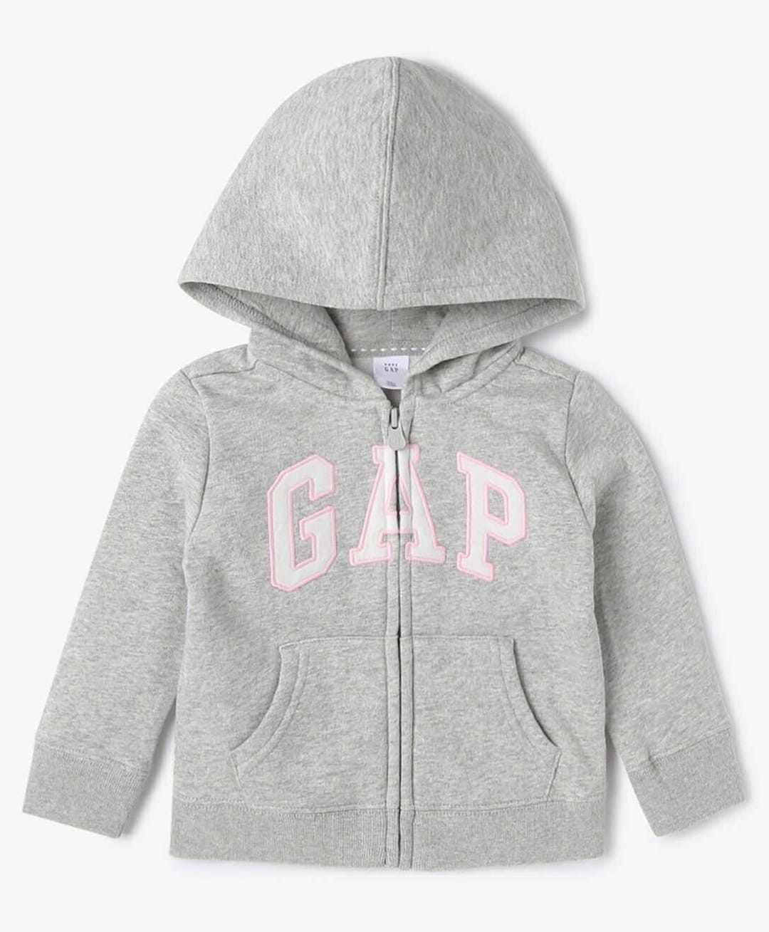 GAP Cotton Woven Relaxed Fit Sweatshirt with Full Sleeves and Logo Print - Grey-picture-35