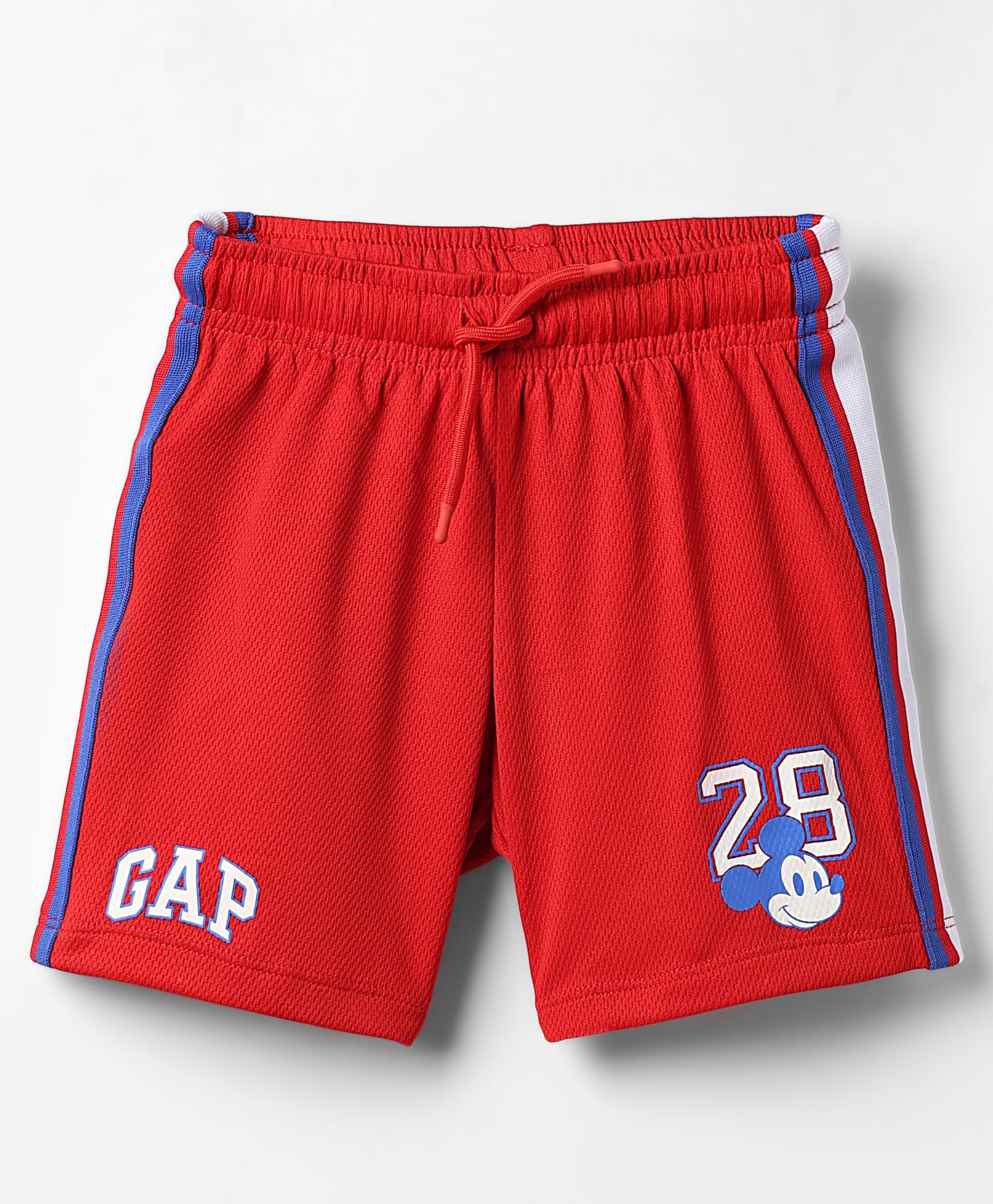 GAP Knit Graphic Printed Regular Fit Mid Rise Shorts - Red-picture-11