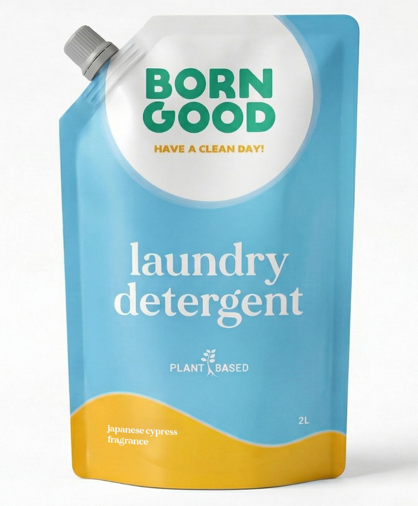 Born Good Japanese Cypress Plant Based Liquid Laundry Detergent Front & Top Load Refill - 2 Litre-picture-15