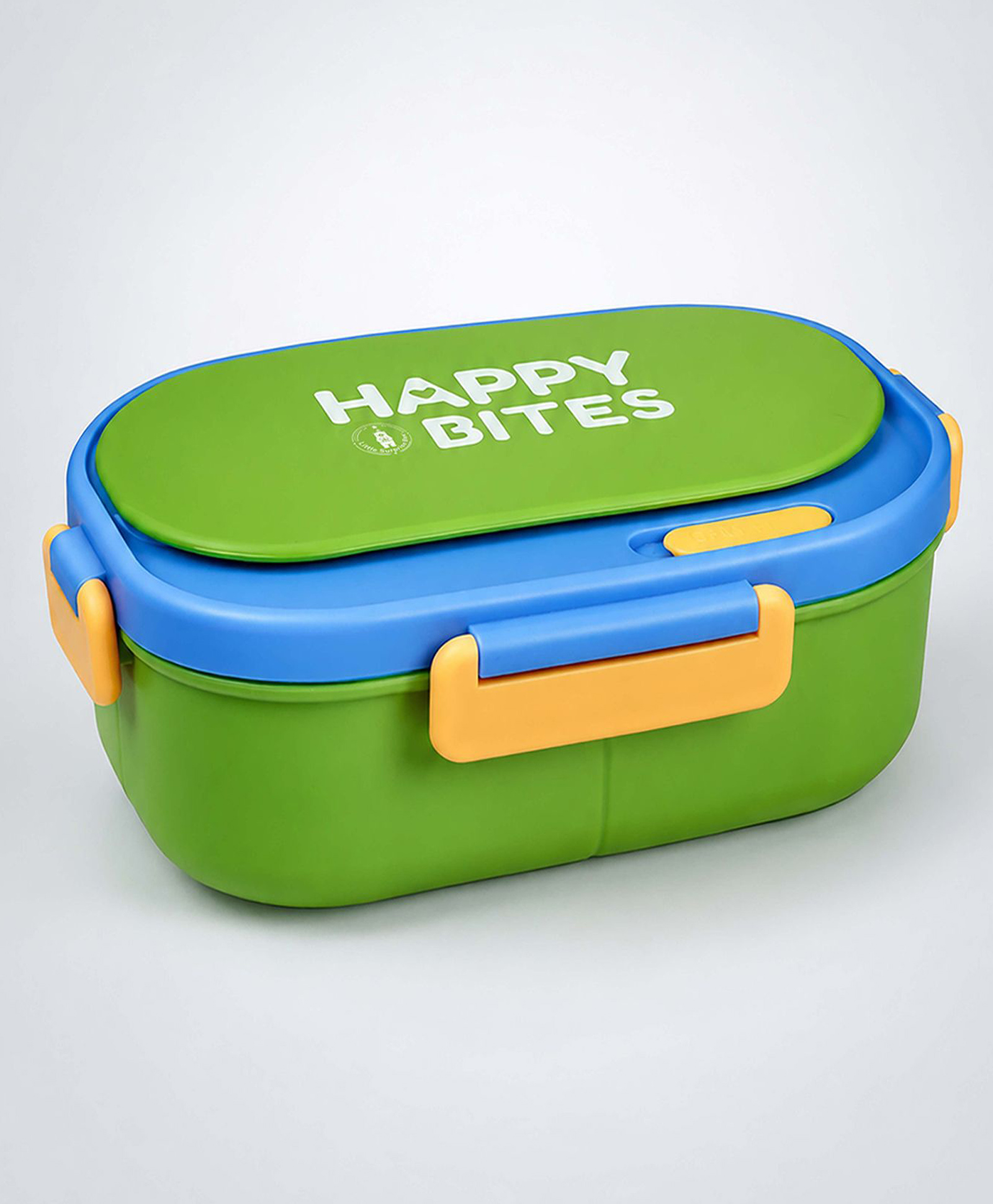 Little Surprise Box Flap Happy Bites Bento Lunch Box-Green-image-47