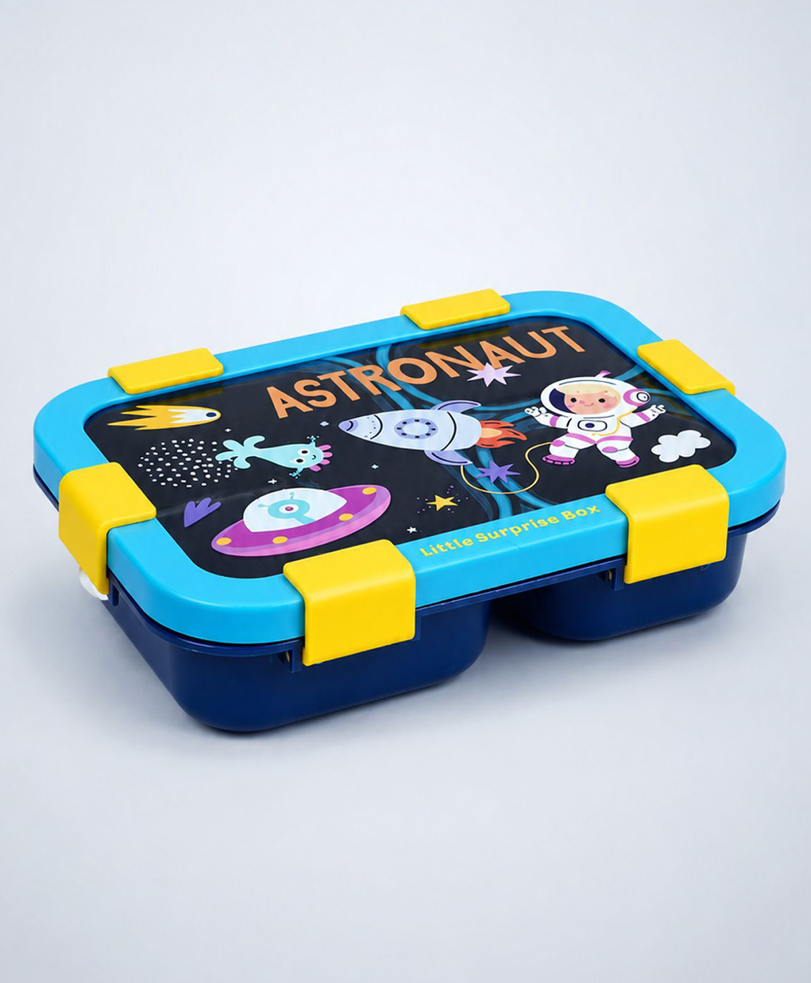 Little Surprise Box Compact Astronaut Lunch Box-Blue-image-29