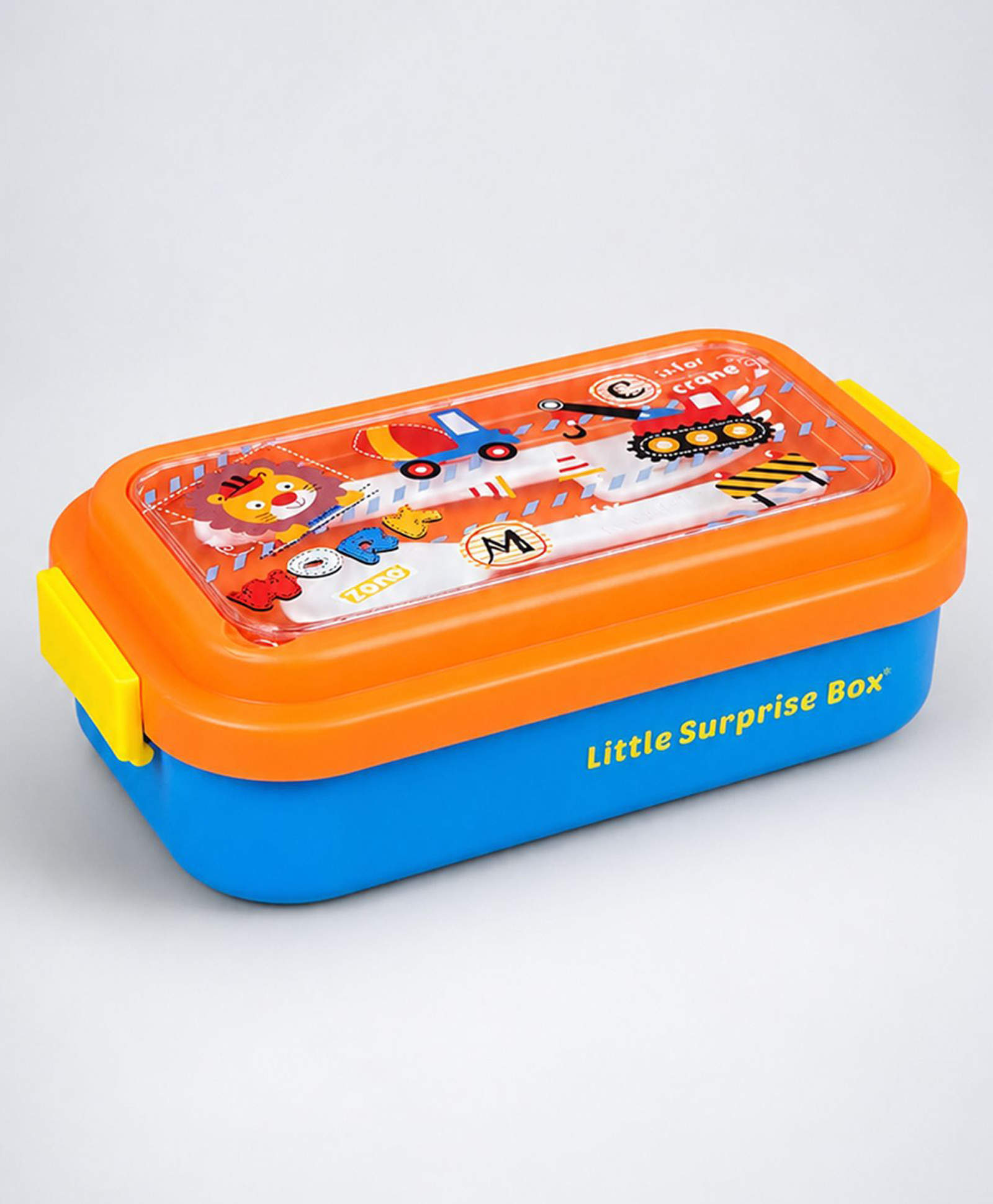 Little Surprise Box Construction Work Zone Lunch Box-Orange-picture-22