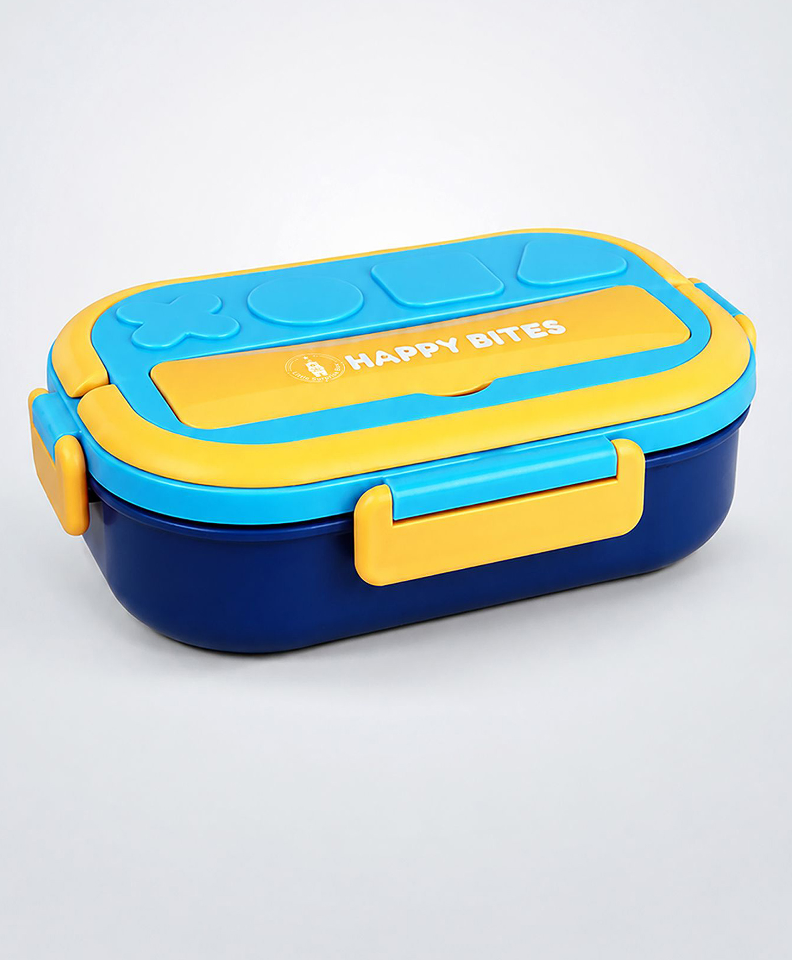 Little Surprise Box Shapes Happy Bites Bento Lunch Box-Orange-picture-11