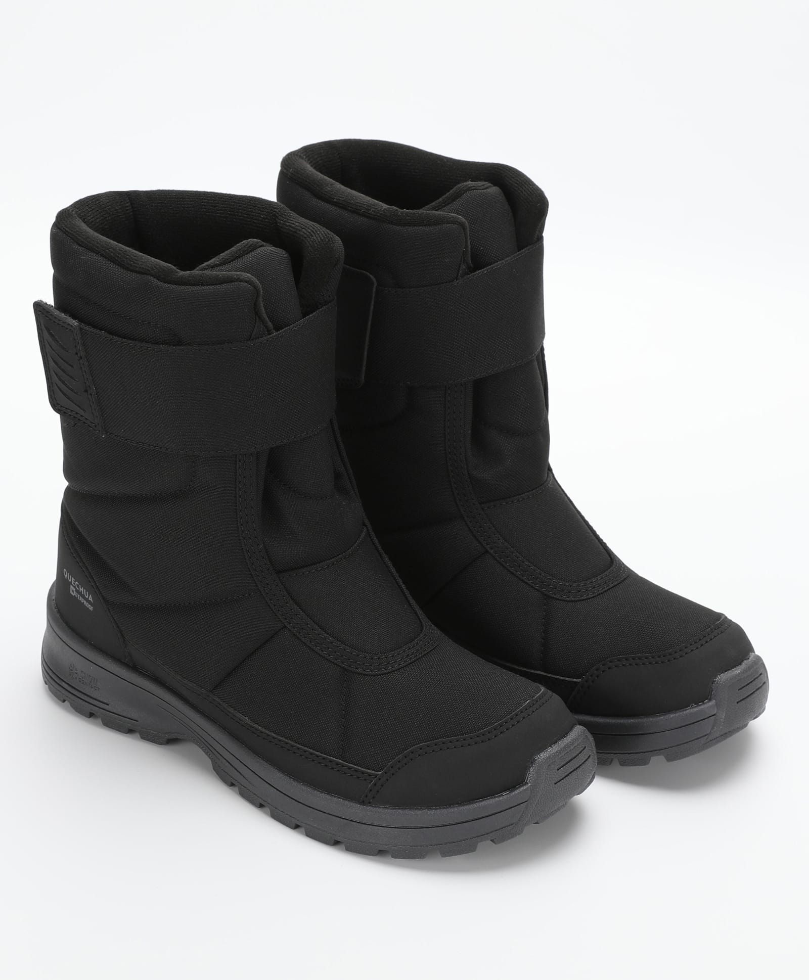 Decathlon Quechua SH100 Solid Velcro Closure Snow Boots - Black-picture-36