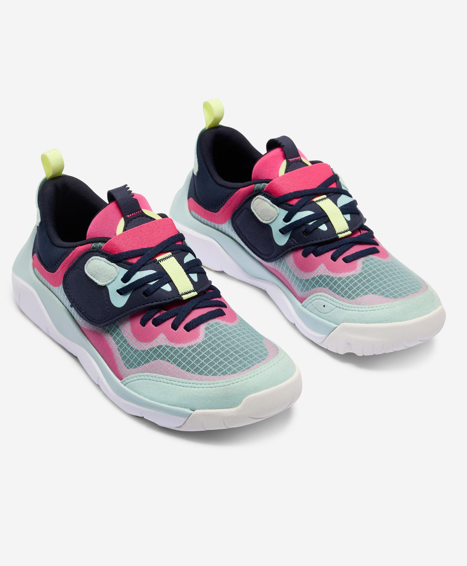DECATHLON Colour Blocked Lace Up Trainer Shoes - Light Blue-image-34