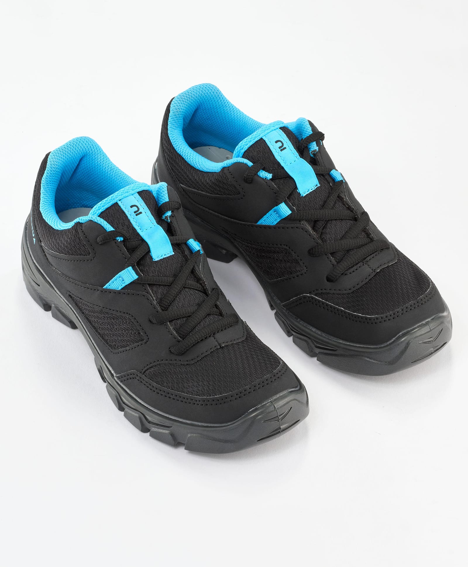 DECATHLON Quechua NH100 Colour Blocked Lace Up Hiking Boots - Black-picture-41