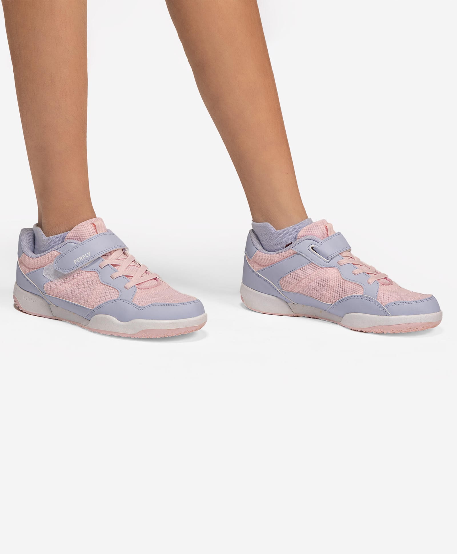 DECATHLON Kuikma BS 190 Colour Blocked Velcro Closure Badminton Shoes - Pink-image-27