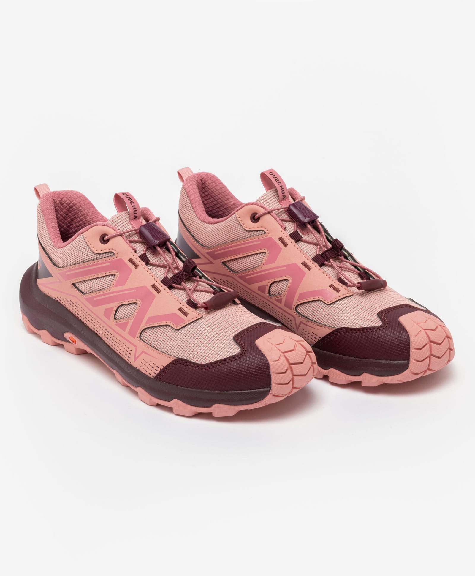 Decathlon Quechua Crossrock Mesh Detailed Abstract Designed Lace Up Hiking Boots - Pink-picture-31
