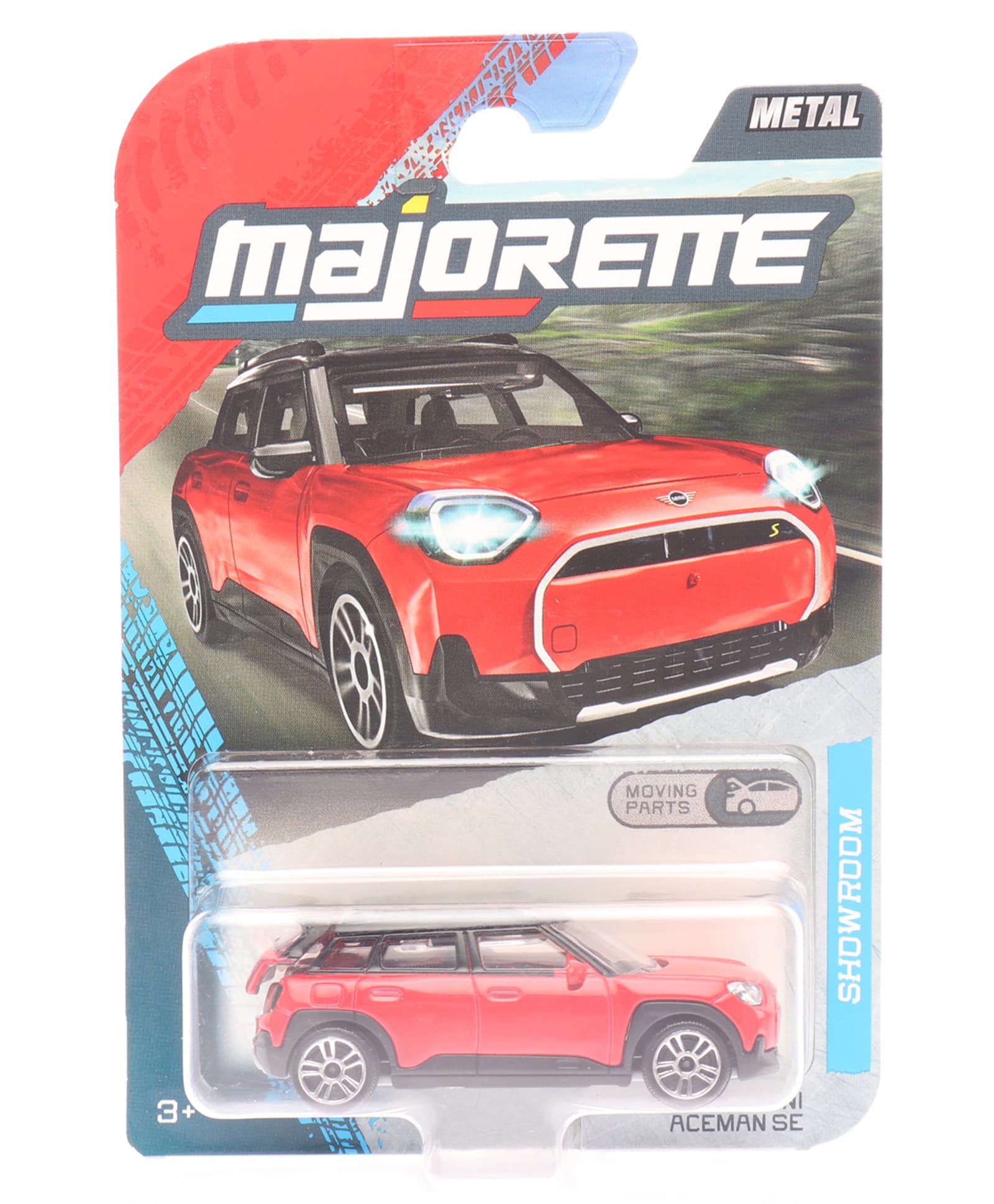 Majorette Showroom Mini Aceman SE Premium Die Cast Free Wheel Toy Car - Red-picture-10