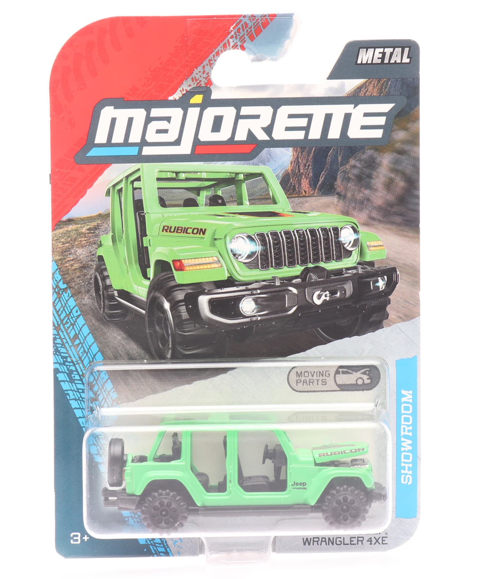 Majorette Showroom Jeep Wrangler 4XE Premium Die Cast Free Wheel Toy Jeep -Green-picture-21