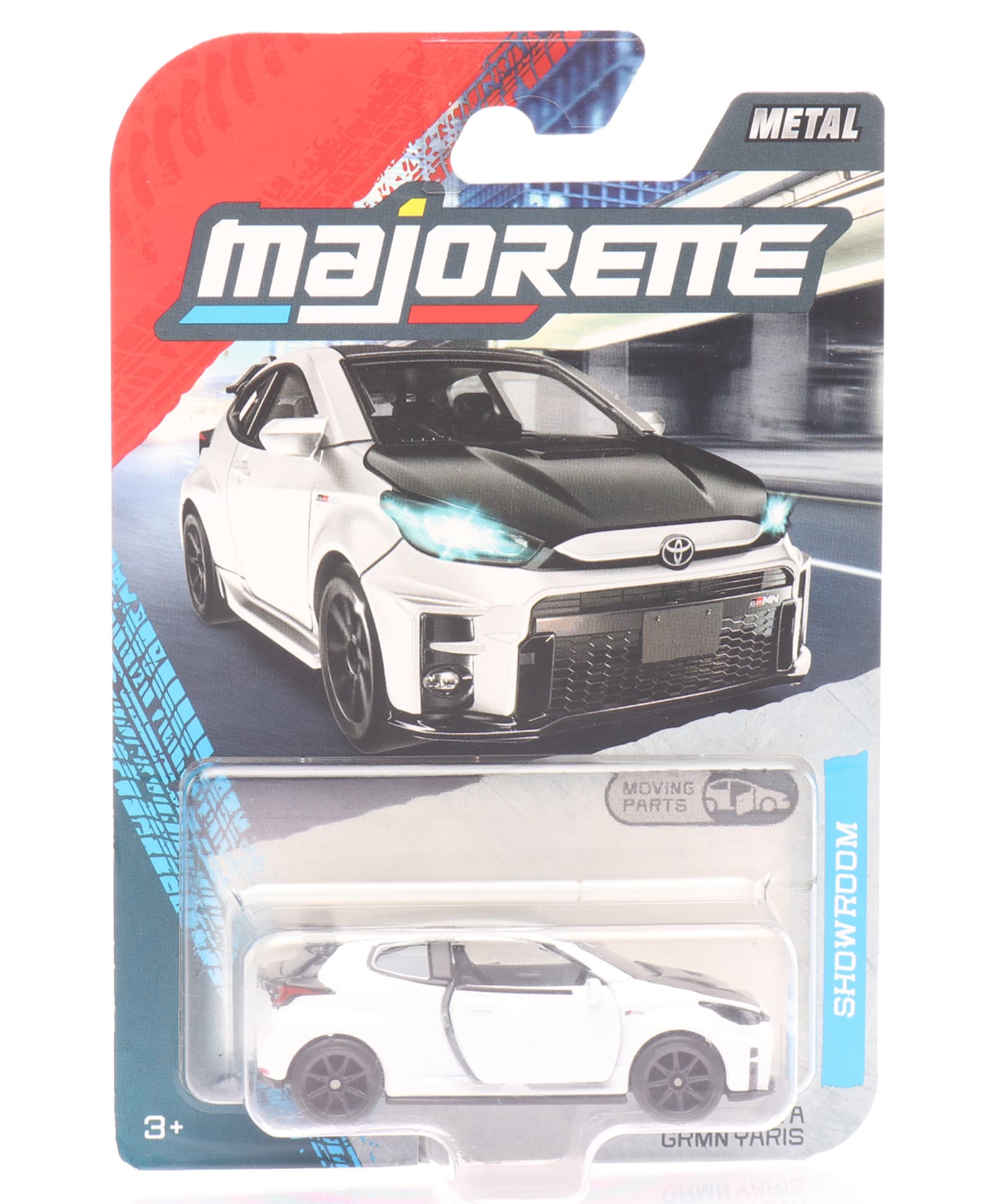 Majorette Showroom Toyota Grmanyaris Premium Die Cast Free Wheel Toy Car -White-picture-13