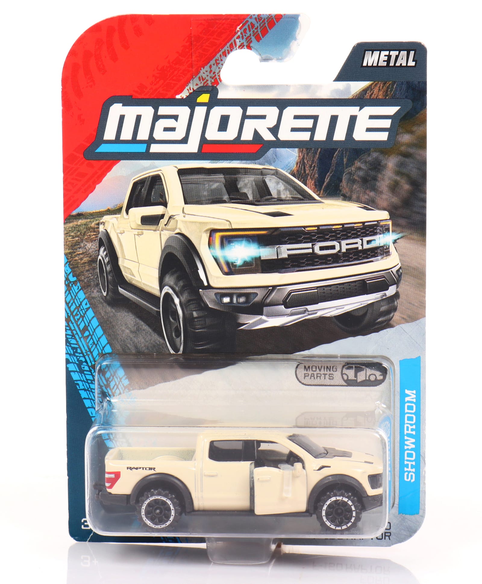 Majorette Showroom Ford F-150 Raptor Premium Die Cast Toy Car - Cream-picture-4