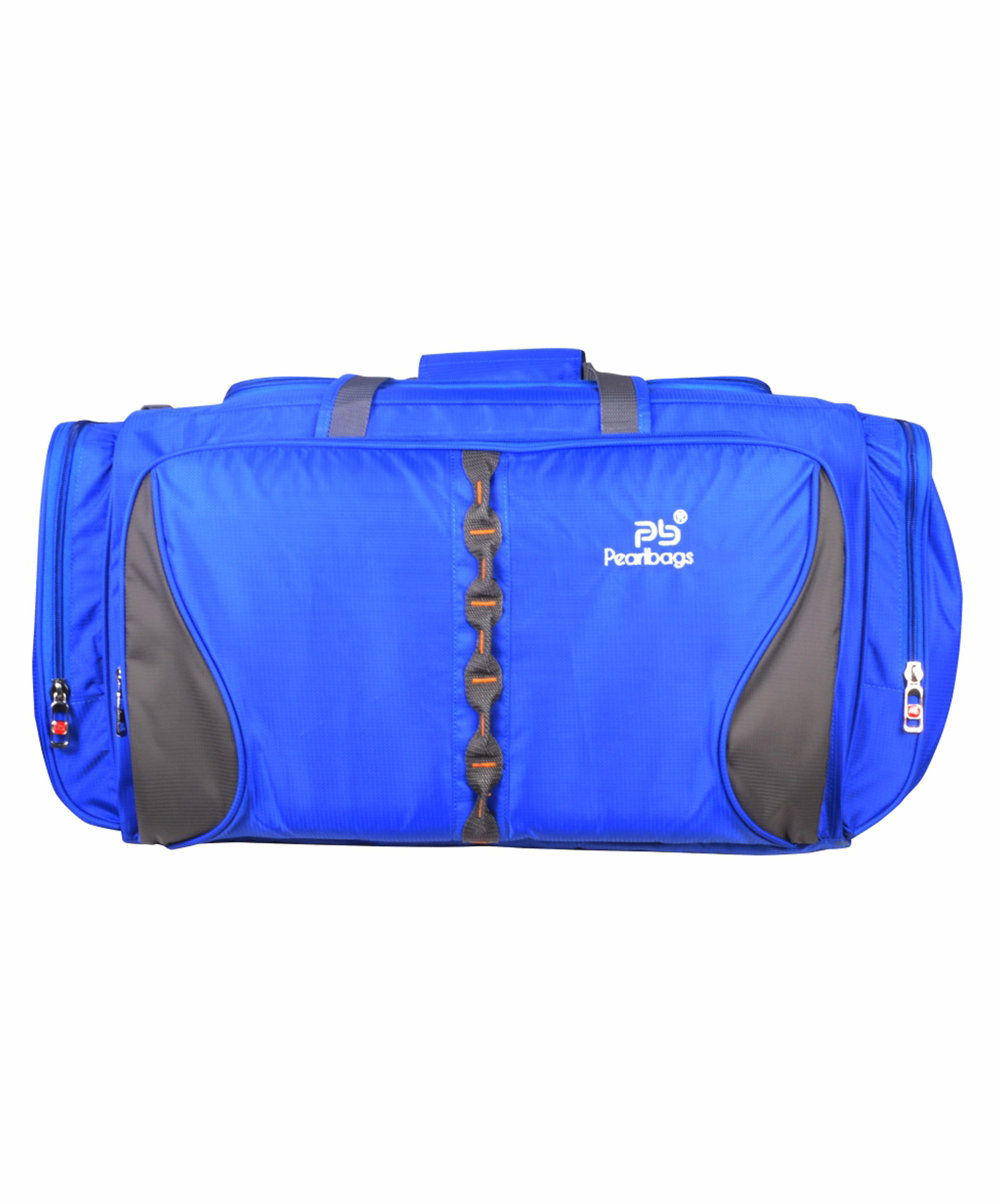 Pearlbags Premium Soft Sided Water Resistant 20 Inch Travel Gym Duffle Bag-Blue-image-1
