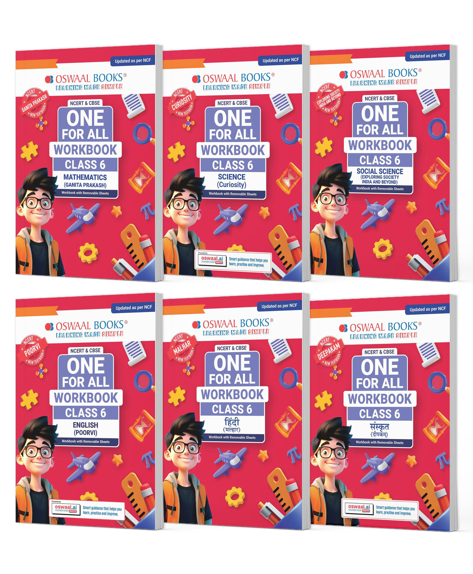 OSWAAL BOOKS NCERT & CBSE One for All Workbook for Class 6 | Mathematics | Science | Social Science | English | Hindi | Sanskrit | Updated as Per NCF | Set of 6 Books | For Latest Exam-image-48