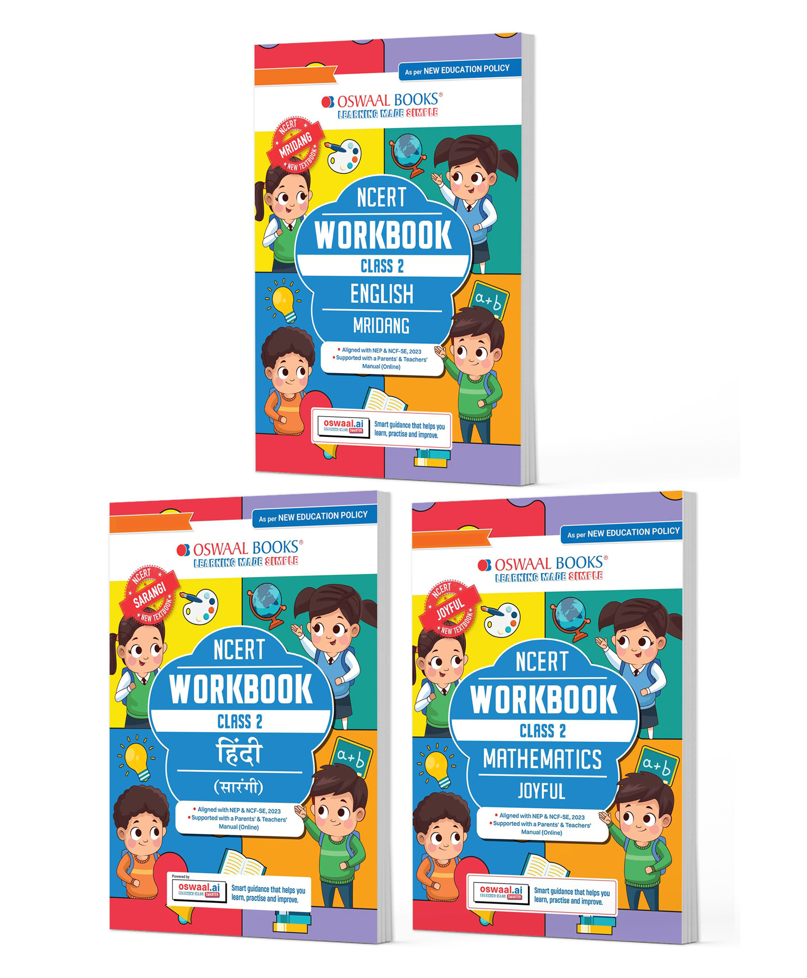 OSWAAL BOOKS NCERT Workbook Class 2 Hindi Saarangi, English Mridang and Mathematics Joyful (Set of 3 Books) (For Latest Exam)-image-47