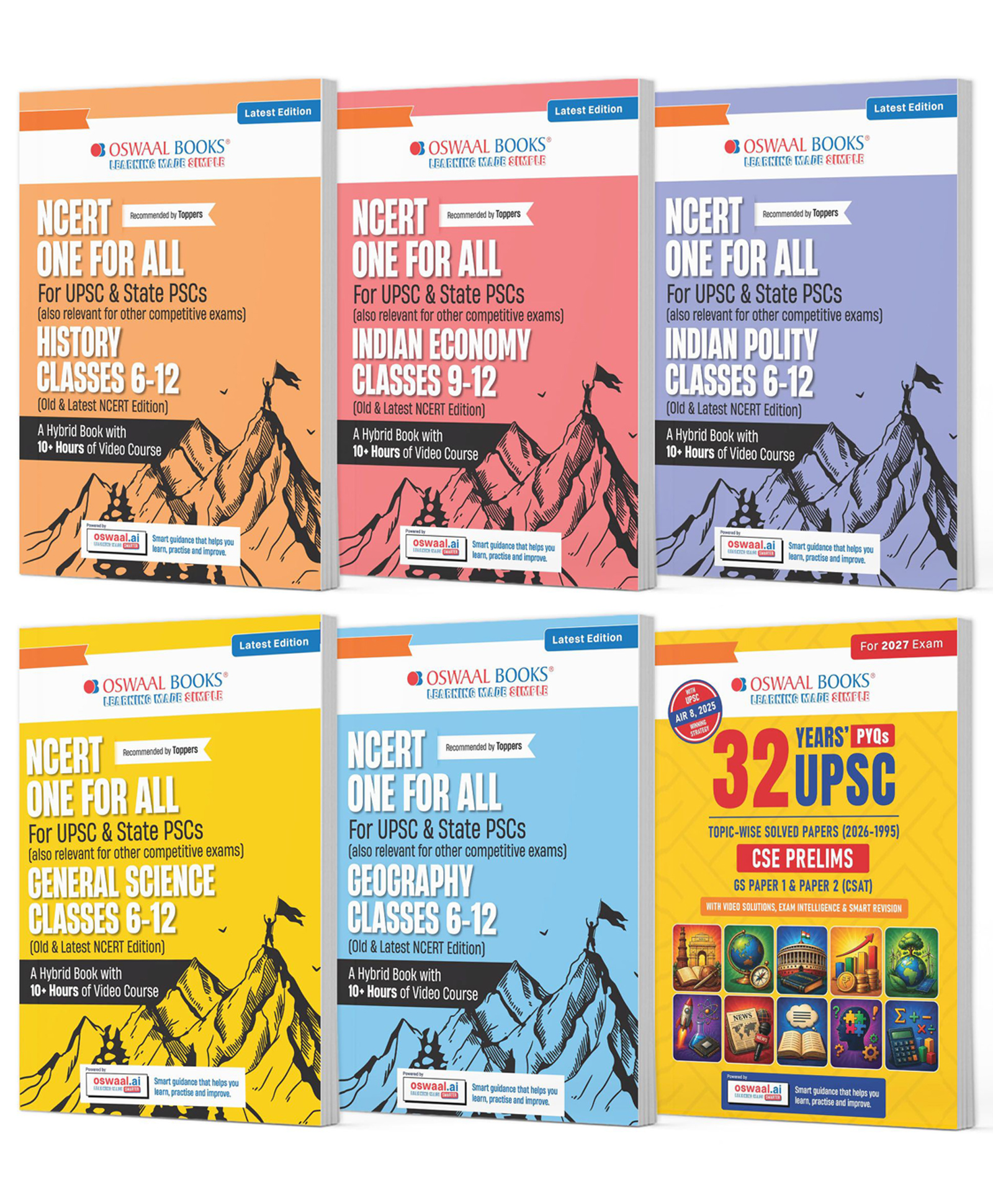 OSWAAL BOOKS NCERT One for All Books for UPSC & State PSCs (Set of 6) | History, Geography, General Science, Indian Polity, Indian Economy + 32 years UPSC Topic-wise Question Bank |Latest Edition-image-39