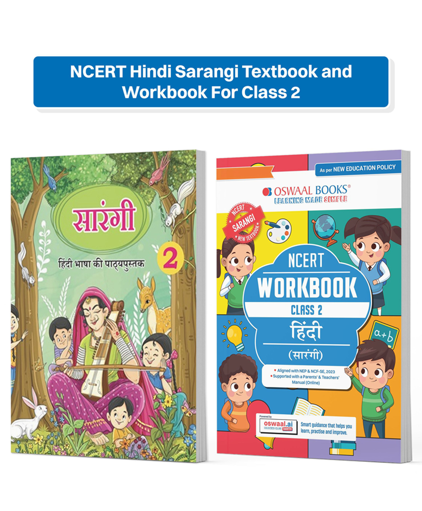OSWAAL BOOKS NCERT Hindi Sarangi Textbook and Workbook For Class 2 | Updated NCERT Pattern | Includes Mind Maps & Revision notes | Teachers Manual (Set of 2 books)-picture-33