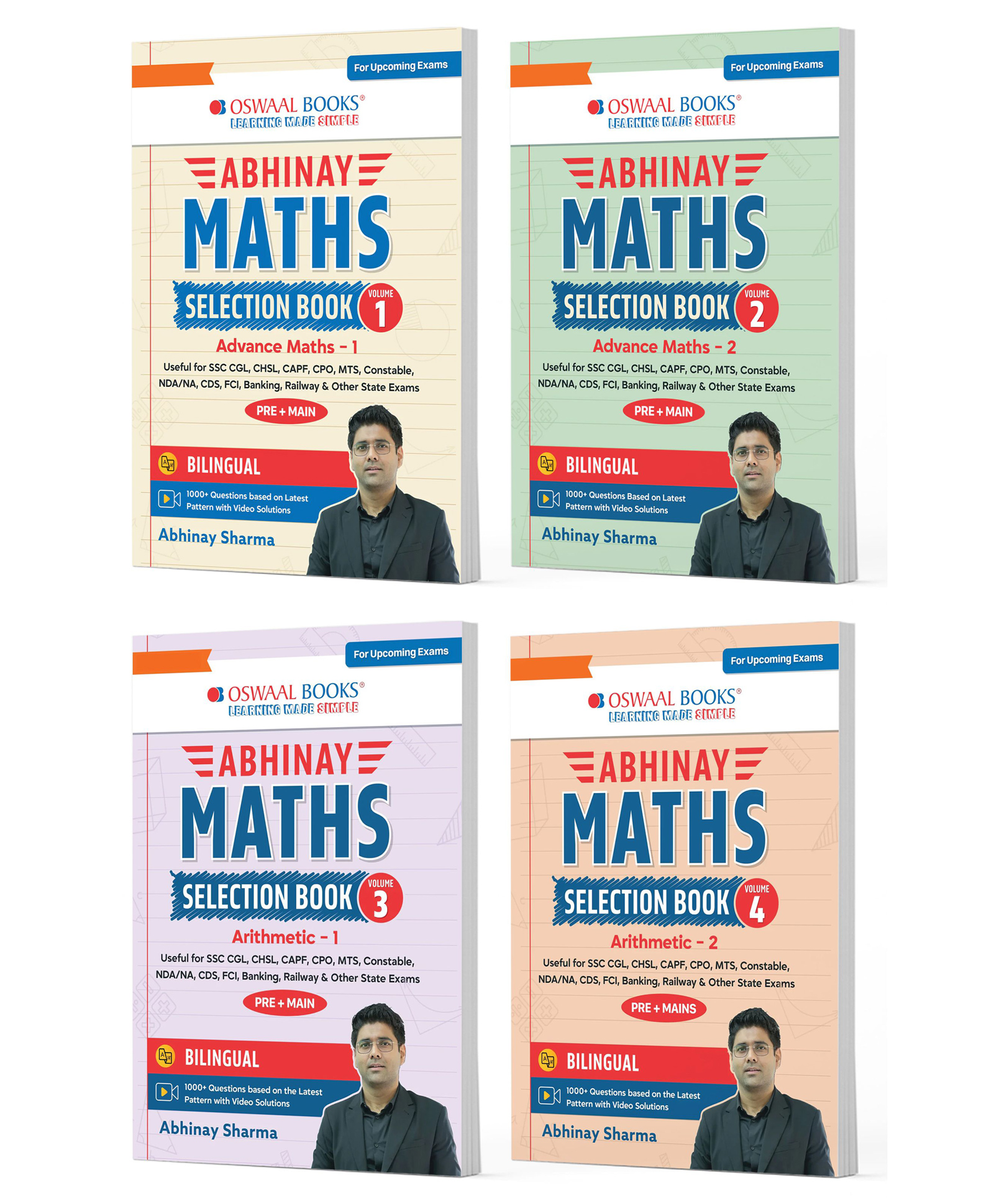 OSWAAL BOOKS Abhinay Maths Selection BookVol.1, Vol.2, Vol. 3 & Vol. 4 (Set of 4 Books) Bilingual Workbook for SSC & All Govt Exam | Concept Based Questions with Video Solutions (For Latest Exam)-picture-18