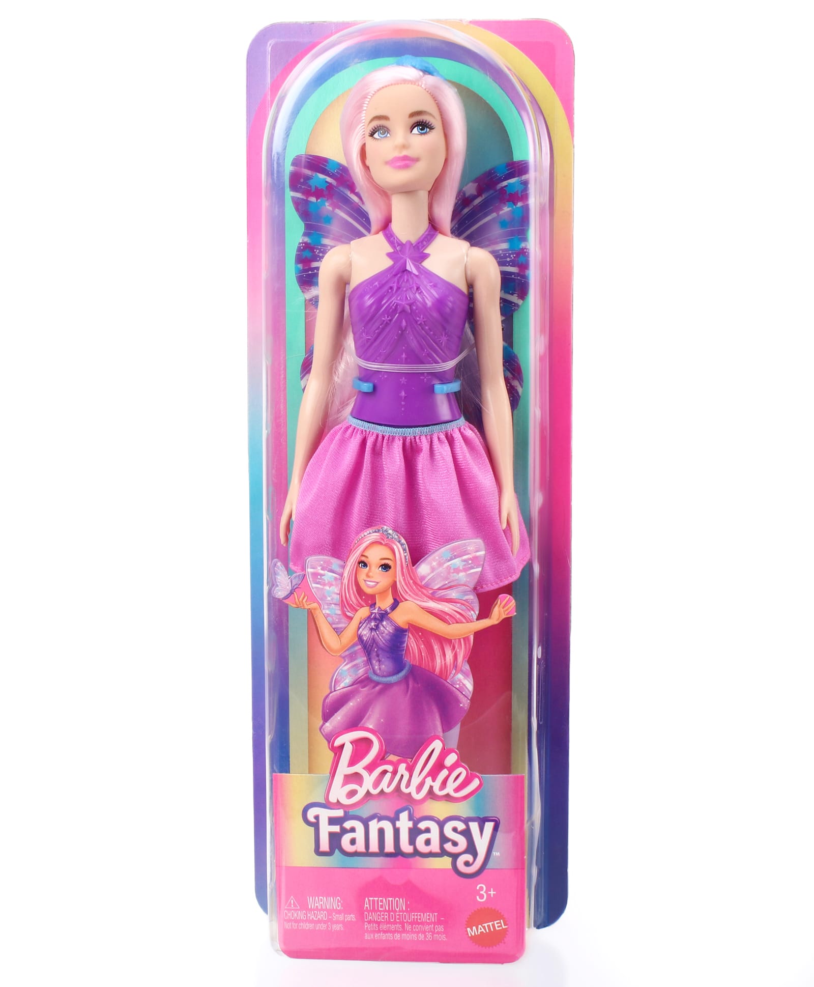 Barbie Doll With Beautiful Crown & Hairs - Purple-picture-40