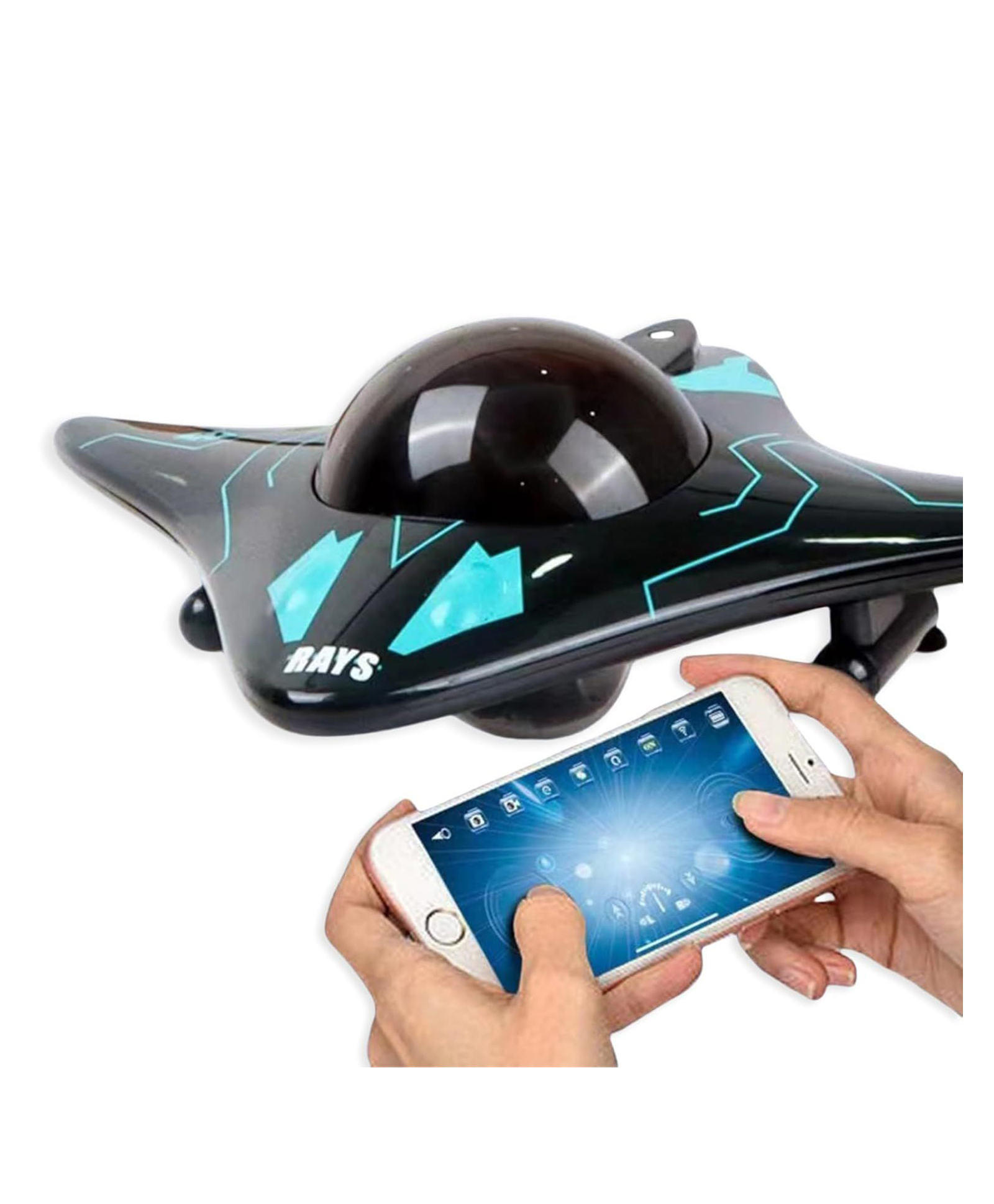Sanjary Kids Smart App Controlled Flying UFO Drone Toy with Hand Sensor, LED Lights, Rechargeable Indoor Hover Flying Gift for Children color design may vary-picture-30