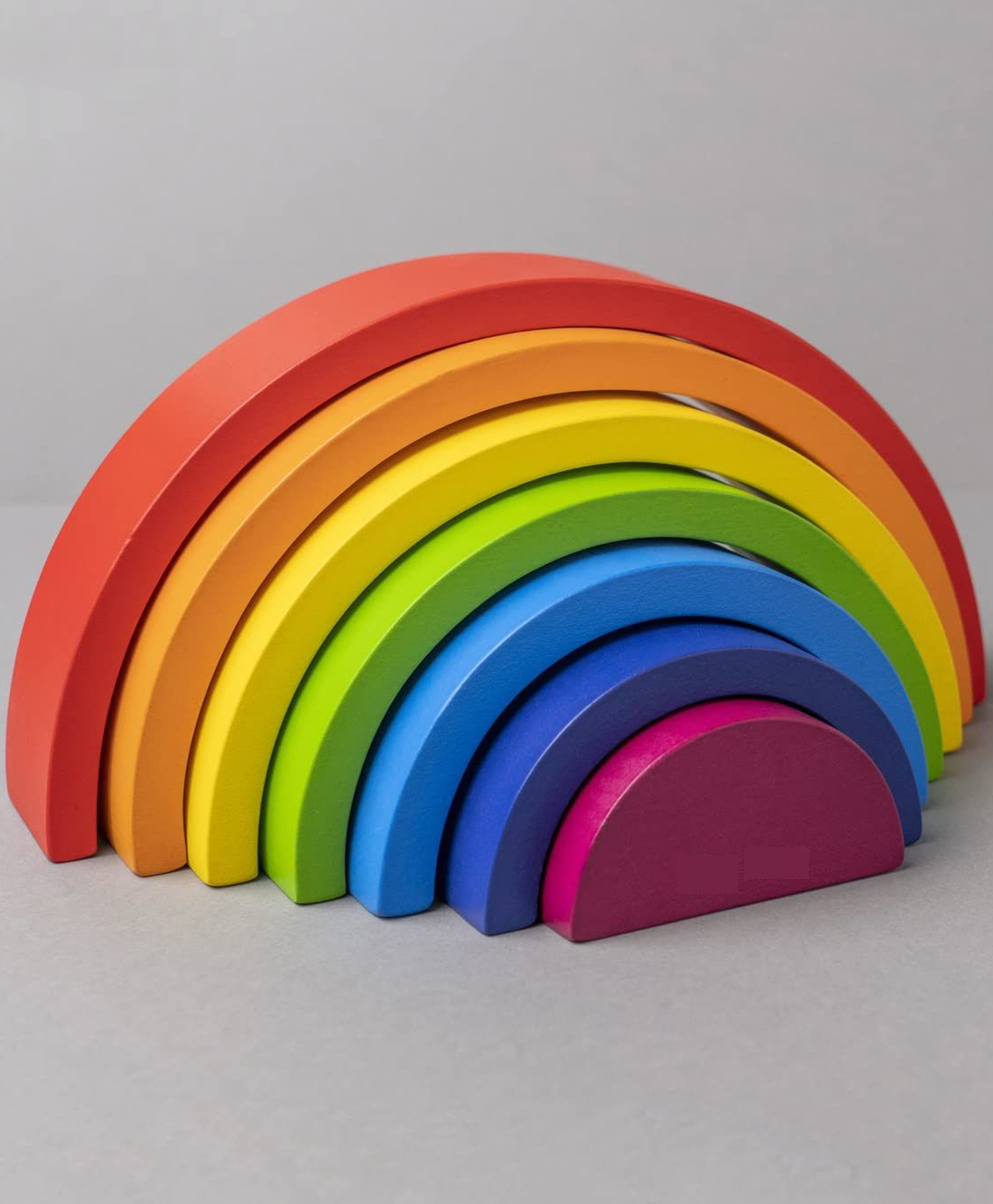 Sanjary Kids Wooden Rainbow Stacking Toy, Montessori Balance Blocks, Color Sorting Puzzle, Creative Building Game, Educational Learning Gift for Toddlers color design may vary-picture-27
