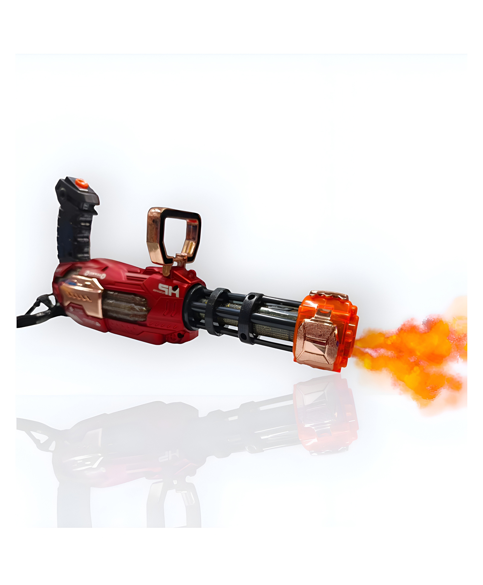 NEGOCIO Realistic Rotary Spray Gatling Musical Smoke Blaster Gun with Light Effects for kids- PACK OF 1- COLOR MAY VARY-picture-27