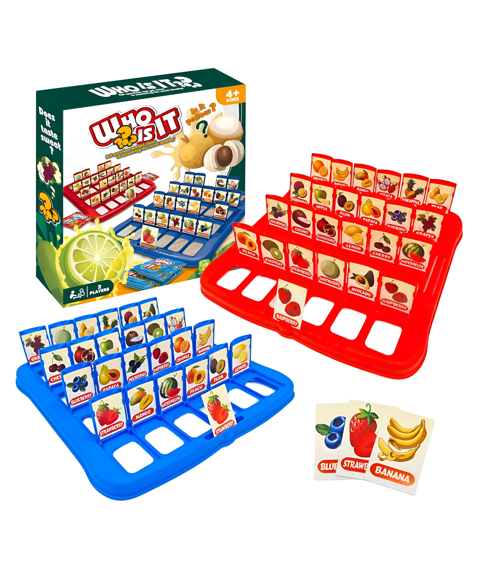 NEGOCIO Guess Who Am I Quick Thinking Questions Funny Cards Board Game Toys for Children - PACK OF 1- COLOR MAY VARY-image-4