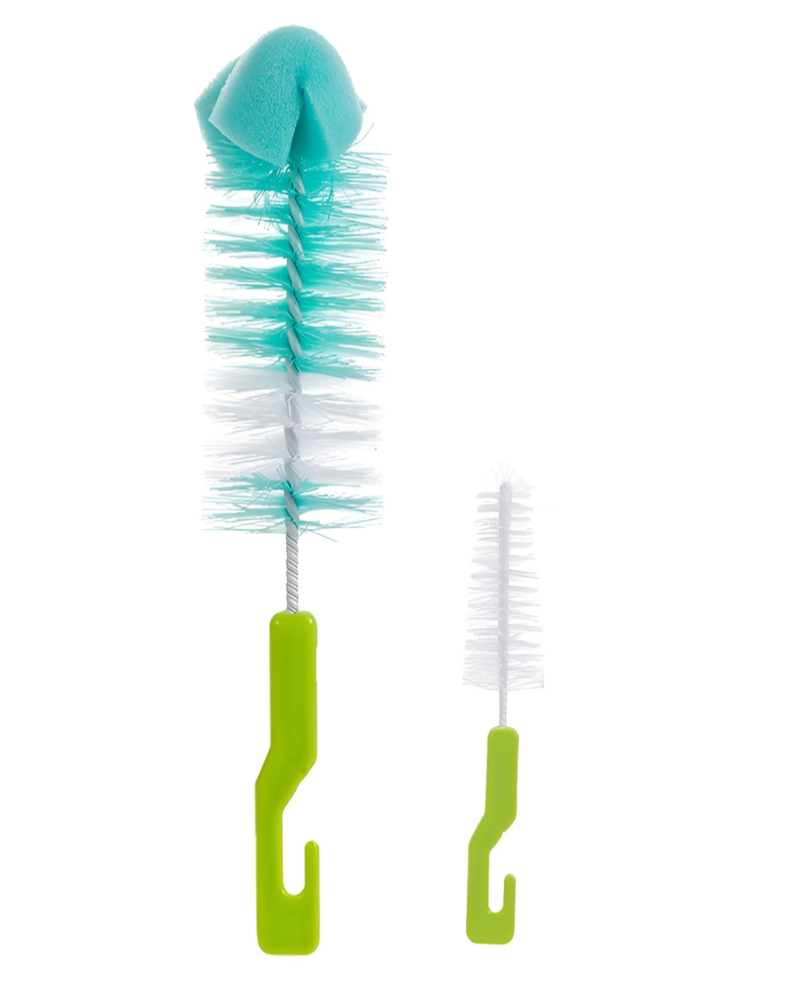 COZY VIBES Sponge Brush Cleaning the Cup Brush for Baby Bottles Cleaning Tools Baby Bottle Nylon Brush Set - Pack of 1 - Color May Vary-image-3