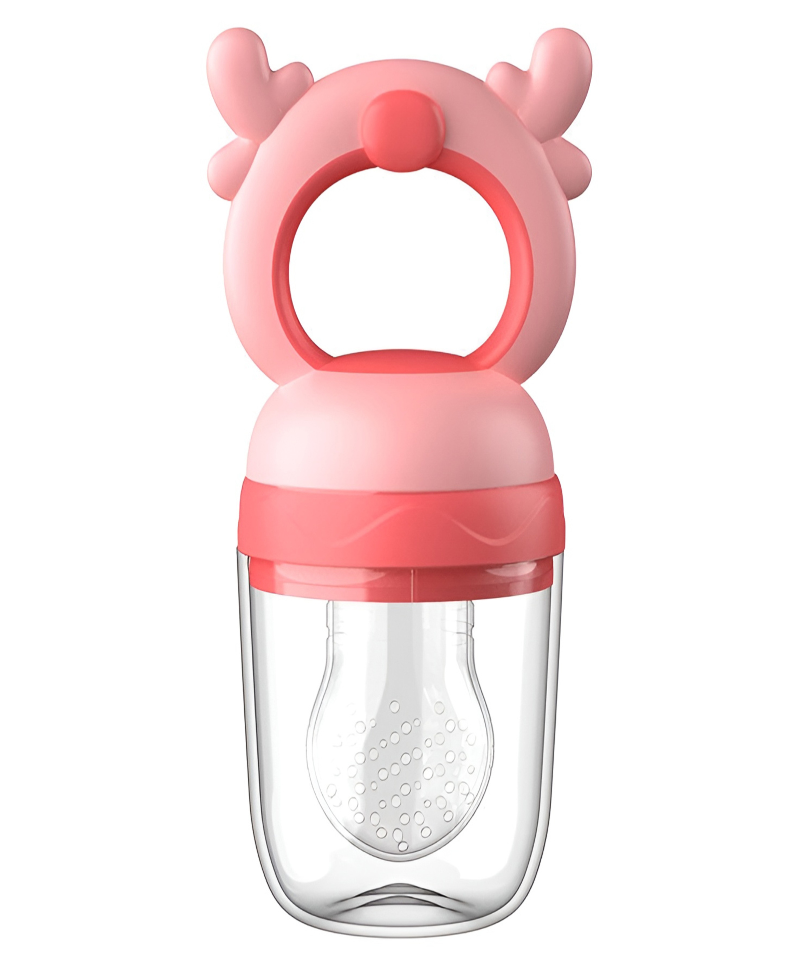 COZY VIBES Baby Fruit Vegetable Bite Bite Baby Eat Fruit Supplemental Food Gum PC Nipple Children's Juice -Pack of 1 - Color May Vary-picture-13
