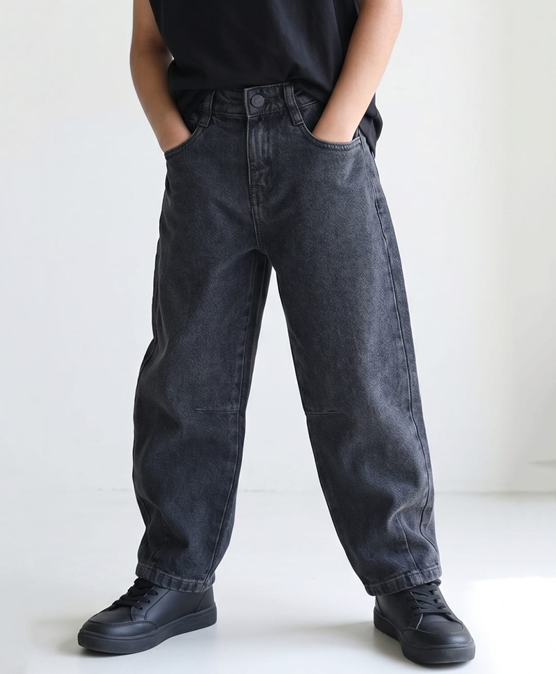 Tales & Stories Denim Woven Washed Jeans - Grey-picture-38