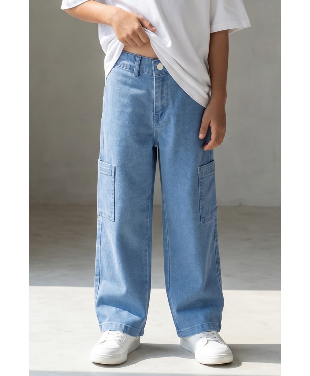 Tales & Stories Denim Woven Washed Jeans - Blue-picture-21
