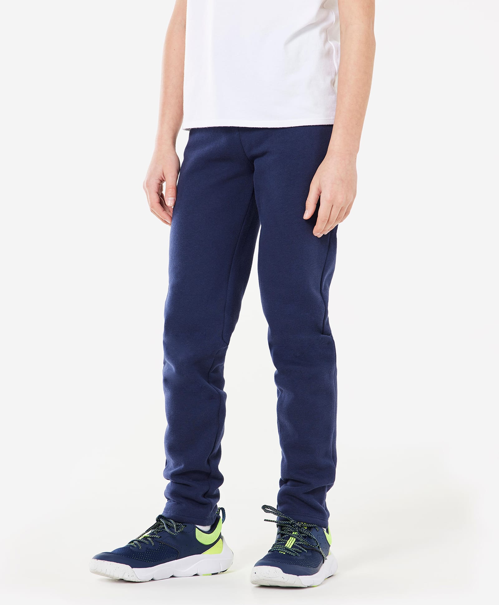 DECATHLON Domyos Woven Solid Pants - Navy Blue-picture-19
