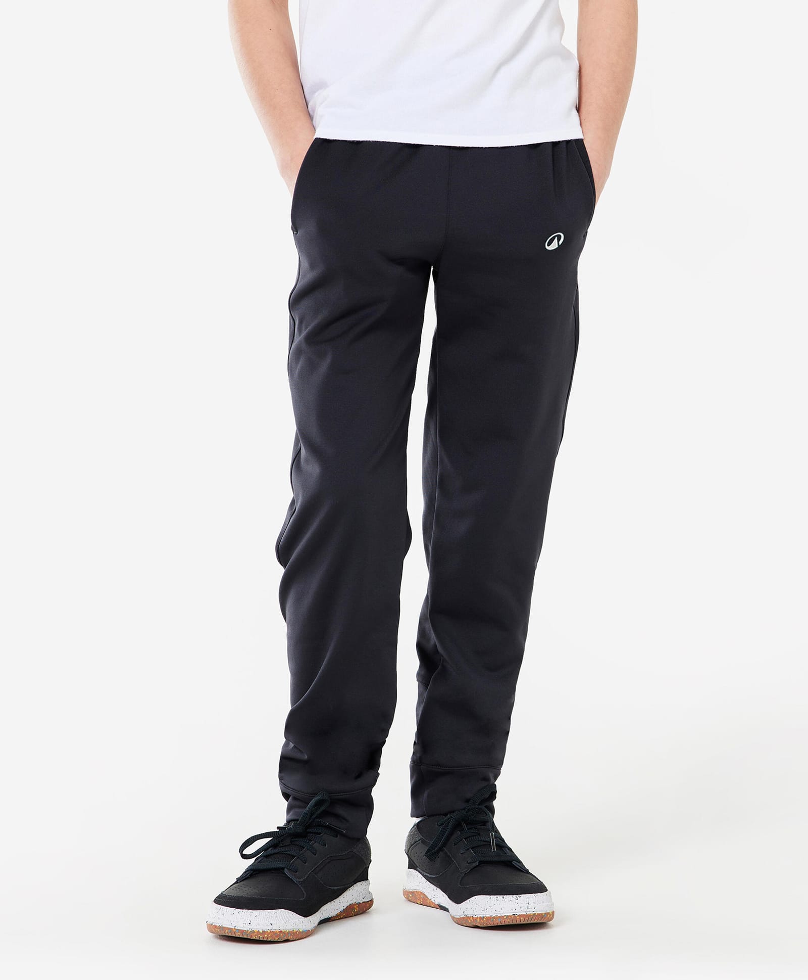 DECATHLON Domyos Woven Solid Pants - Black-picture-23
