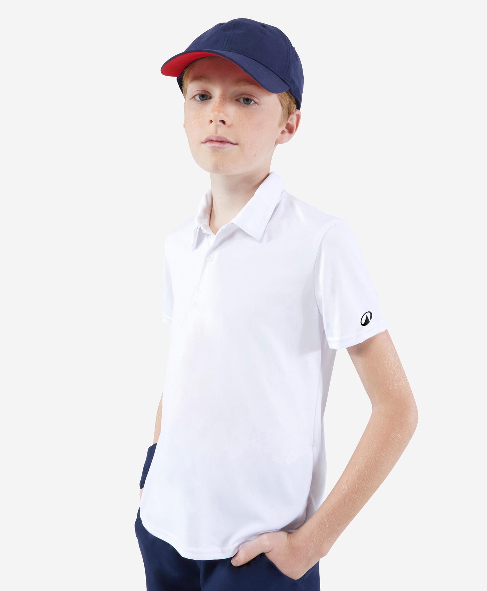 DECATHLON Kuikma Dry 100 Knit Half Sleeves Solid Tennis Polo Tee - White-picture-23