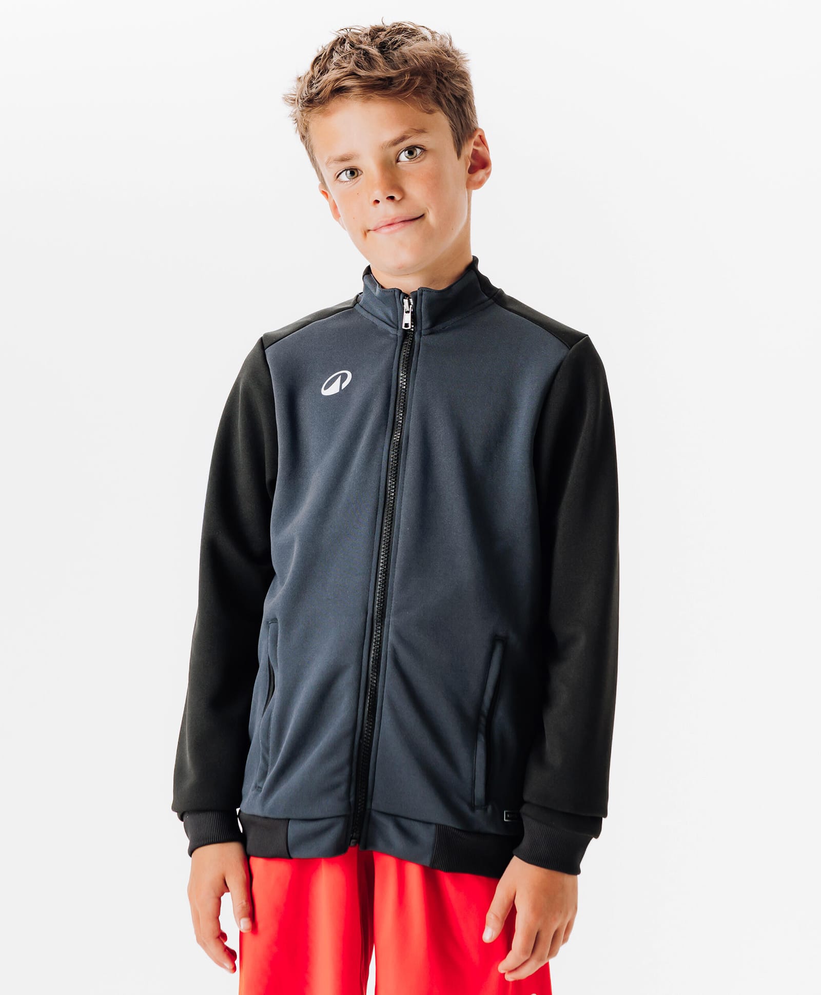 DECATHLON Kipsta Woven Full Sleeves Colour Blocked Jacket - Grey-picture-15