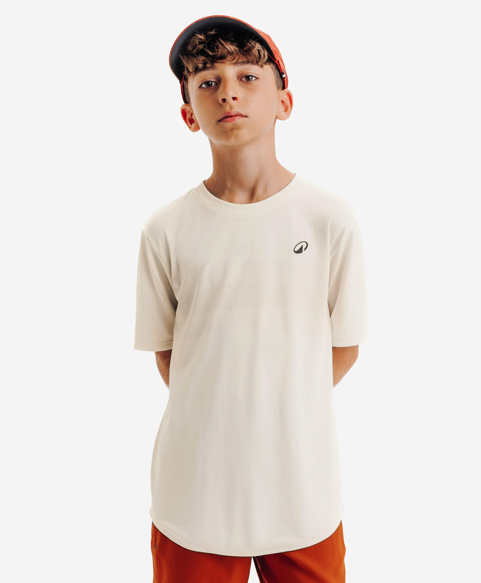 DECATHLON Kuikma TTS Light Jr Knit Half Sleeves Solid Tennis Tee - Beige-picture-27