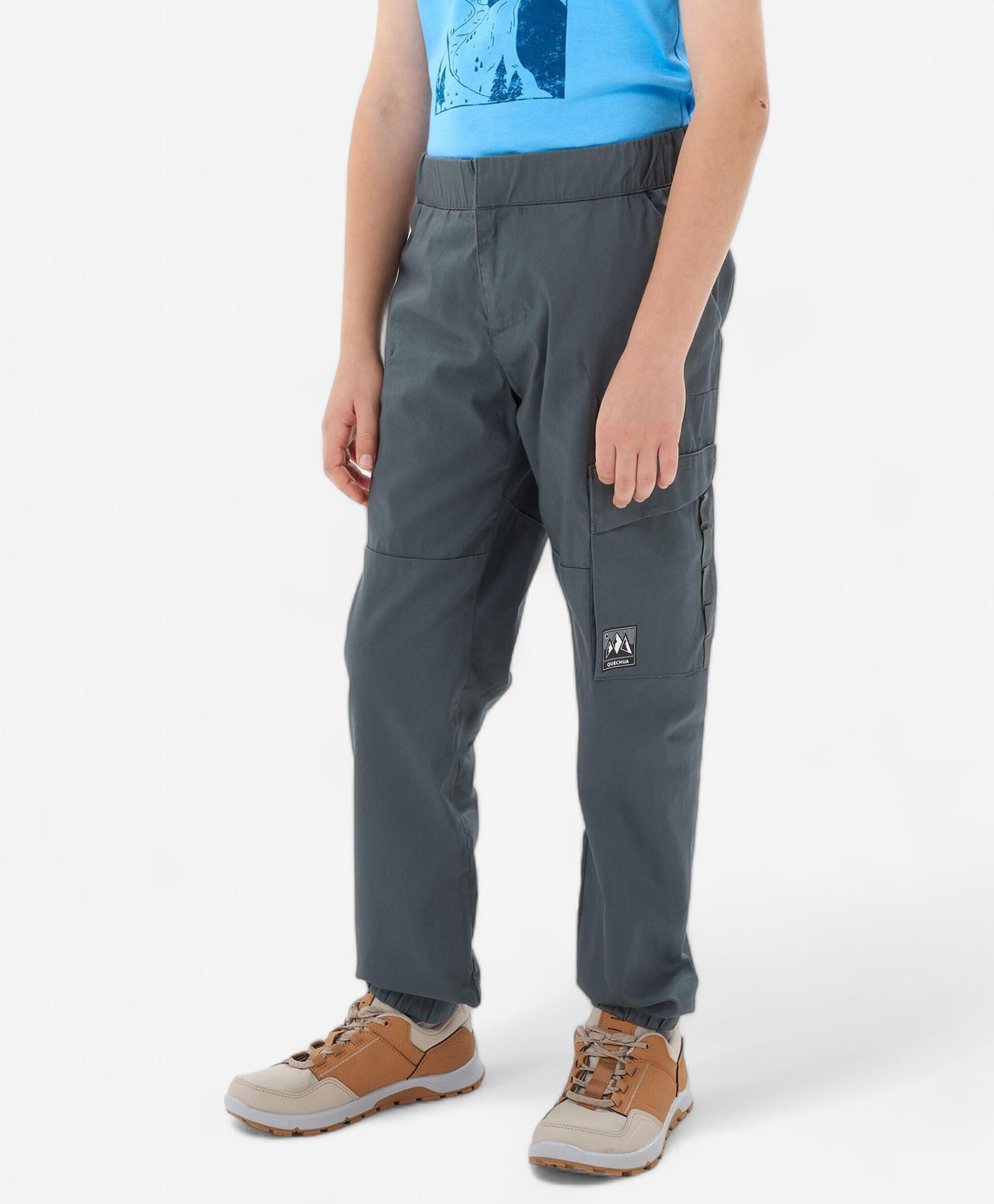 DECATHLON Quechua NH100 Knit Brand Logo Patch Detailed Hiking Trousers - Grey-picture-17