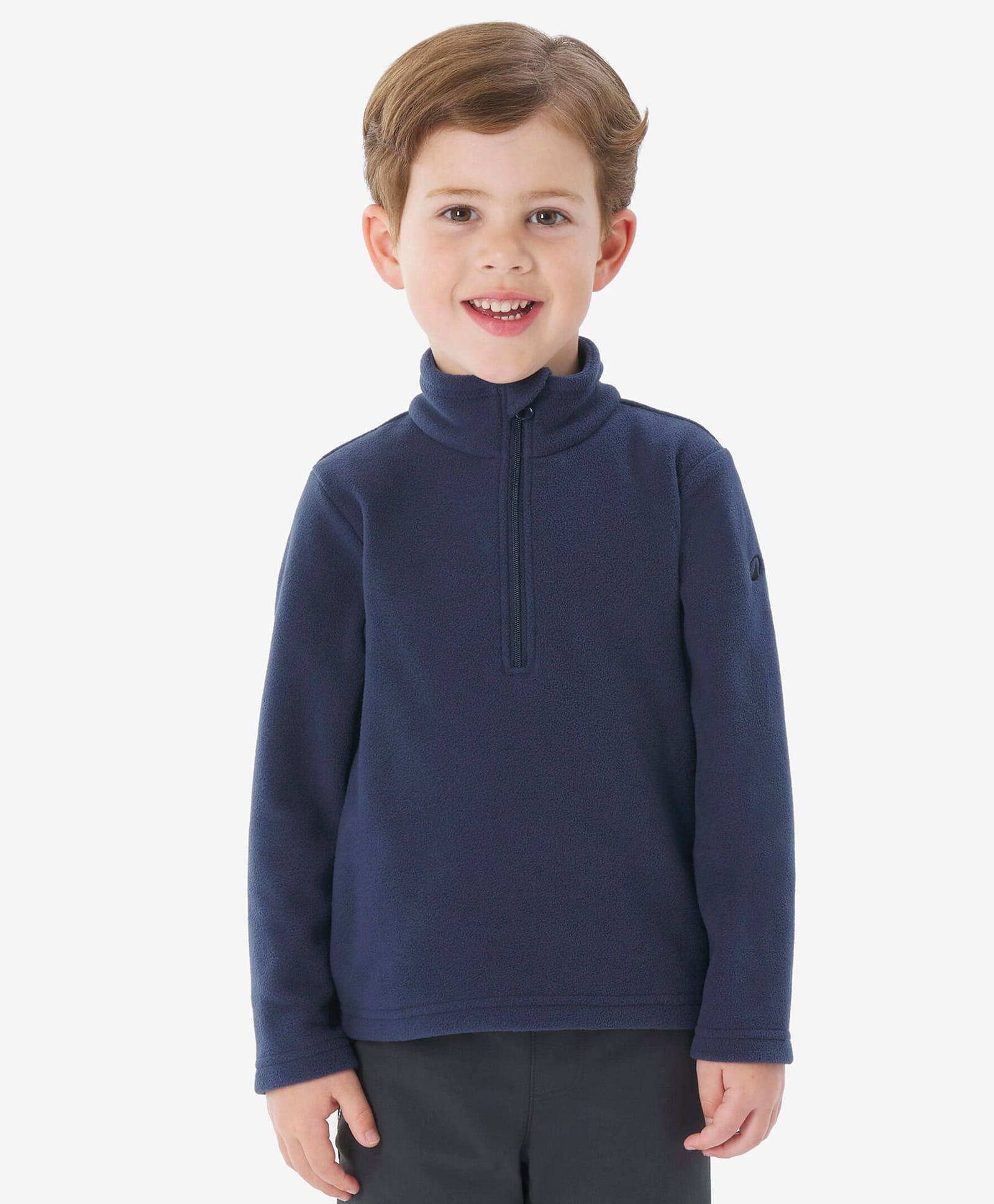 DECATHLON Quechua MH100 Woven Full Sleeves Solid Hiking Jacket - Navy Blue-picture-28