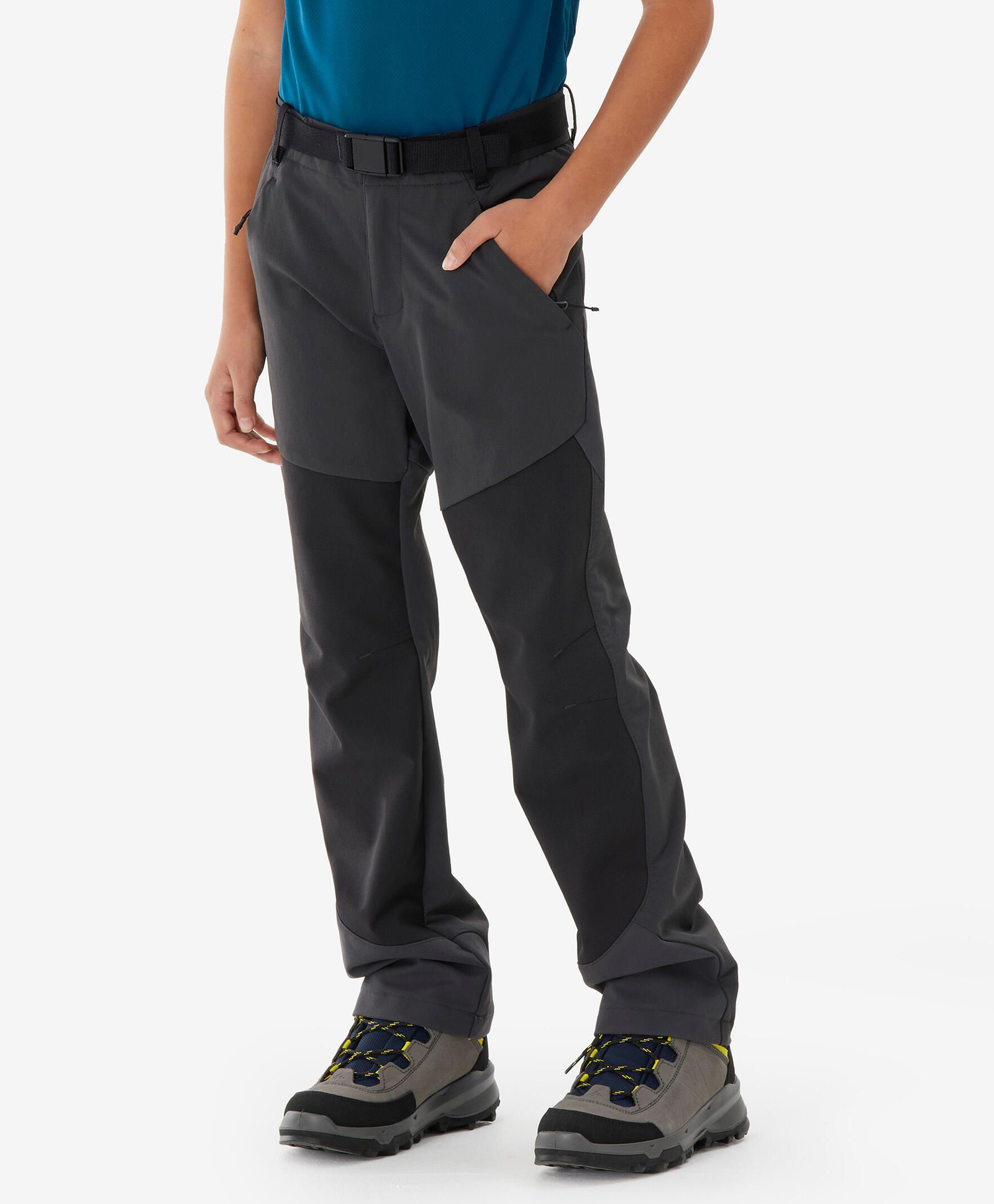 DECATHLON Quechua MH900 Knit Cut & Sew Detailed Hiking Trousers - Grey-picture-24