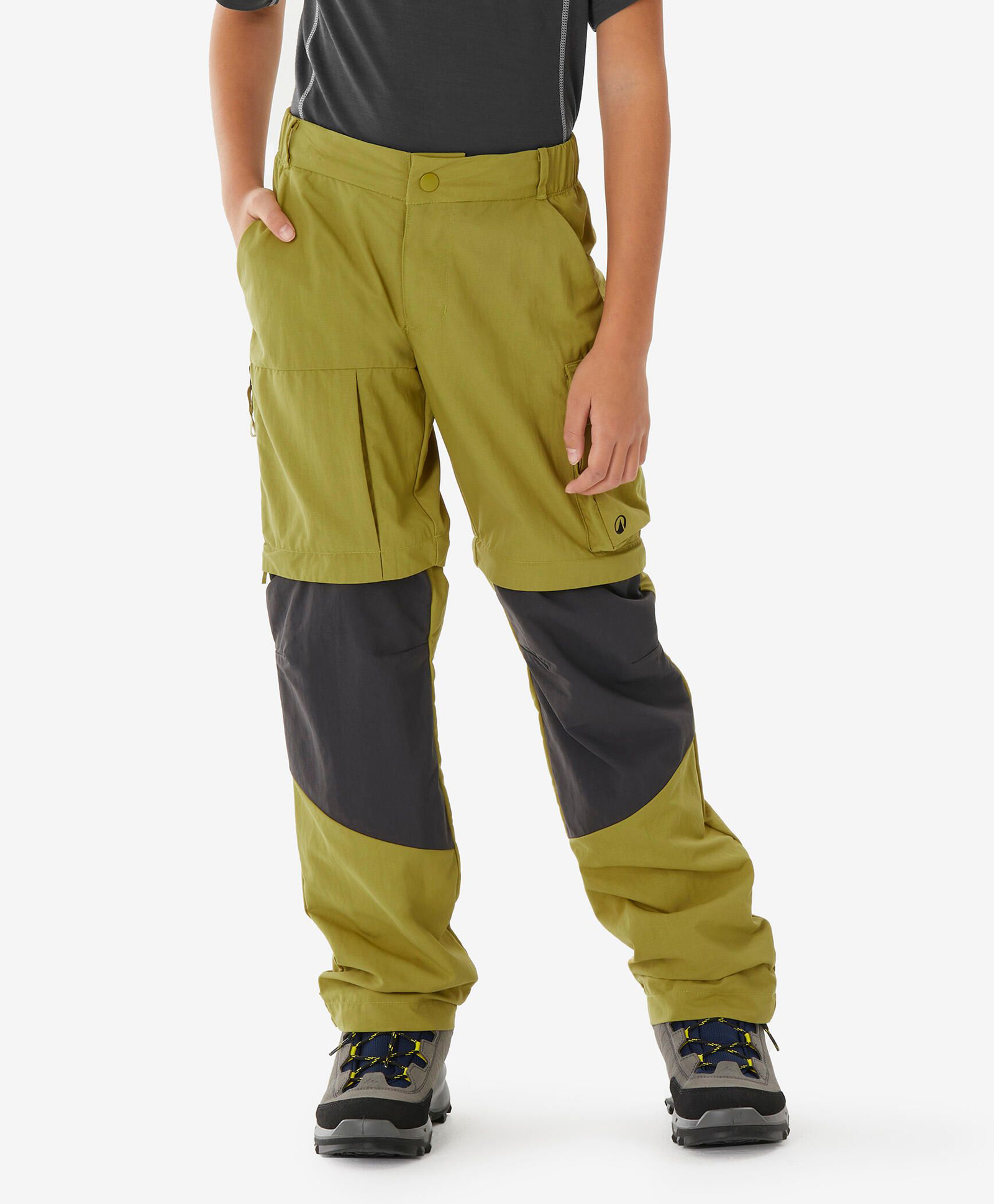 DECATHLON Quechua MH500 Knit Cut & Sew Detailed Hiking Trousers - Olive Green-picture-23