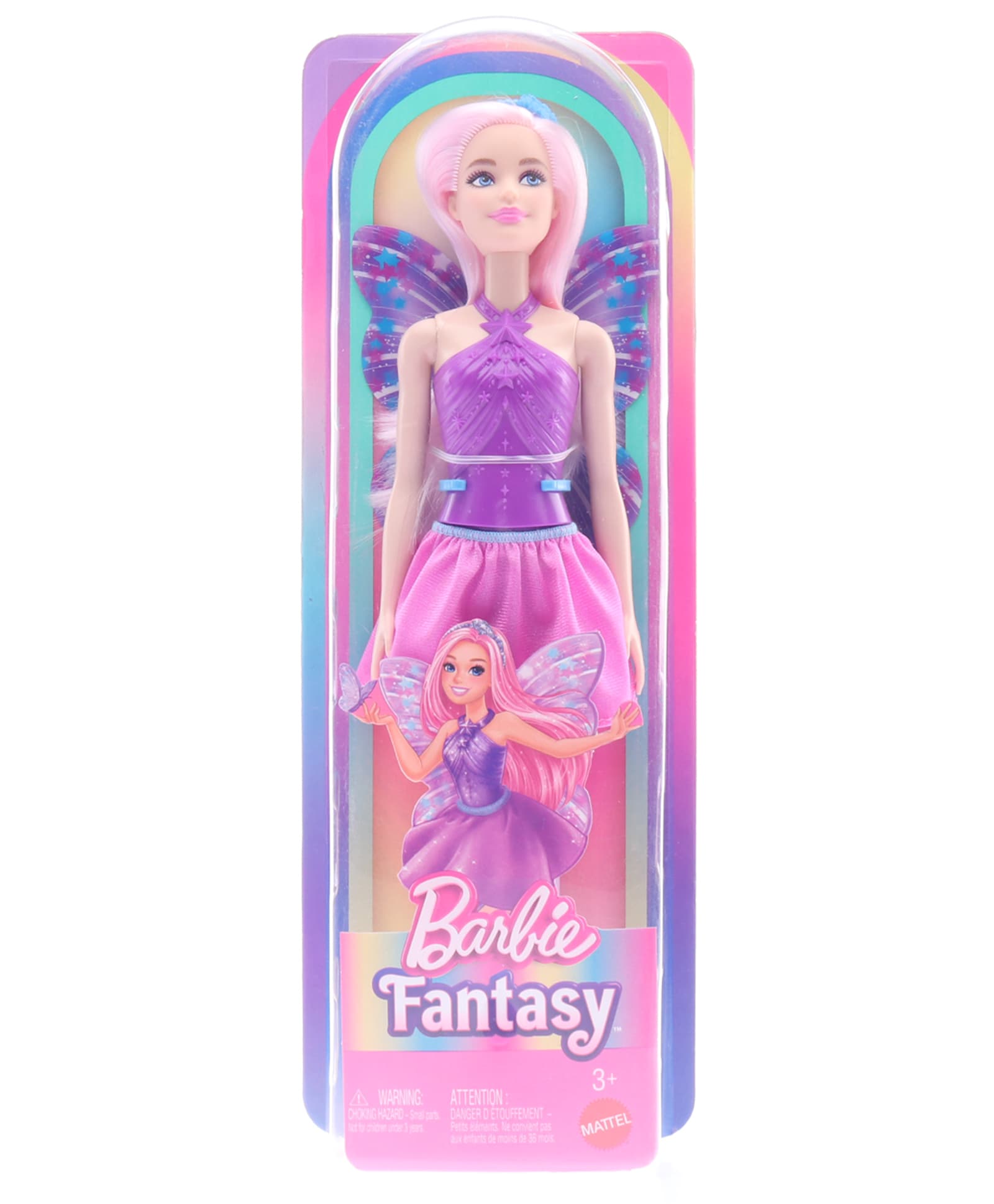 Barbie 31 cm Fantasy Doll With Beautiful Crown & Hairs - Purple-picture-43
