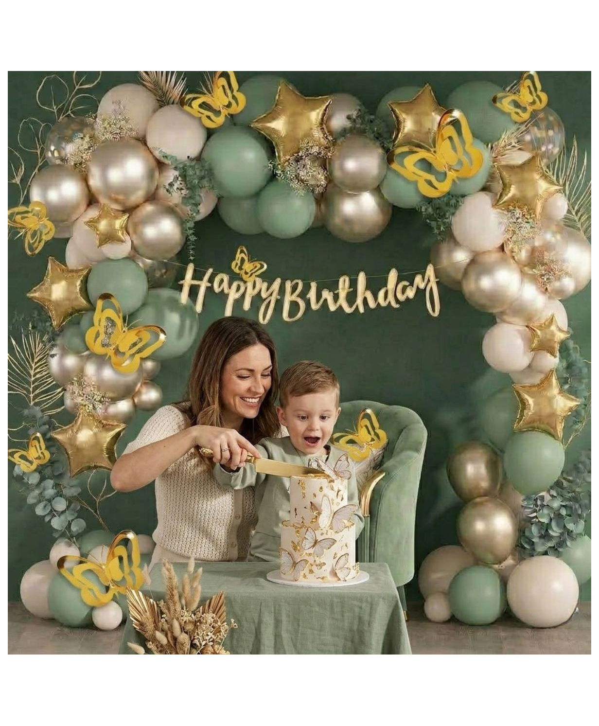 FLICK IN 67 Birthday Decoration Kit For Kid Party Gold Stars & Balloon Combo(Pack of 1)-image-25