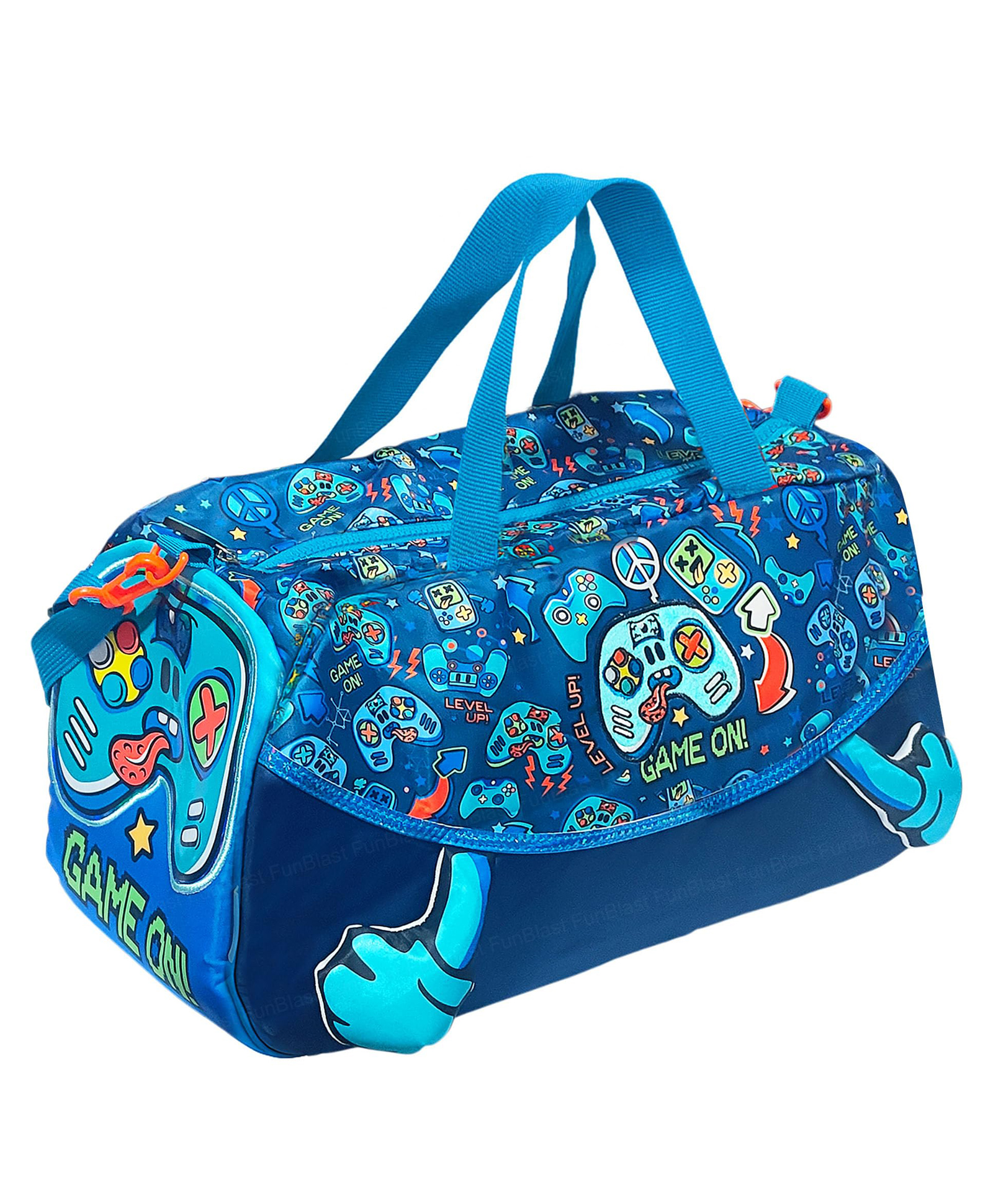 FunBlast Sports Theme Duffle Bags for Travel & Gym - Pack of 1 (Multicolor)-image-21
