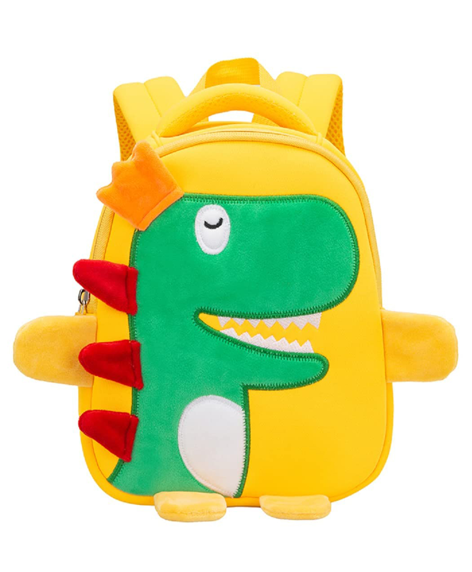 FunBlast 8.2 Inches Dinosaur Theme Fancy Bag for Boys & Girls Pack of 1 (Yellow)-image-12