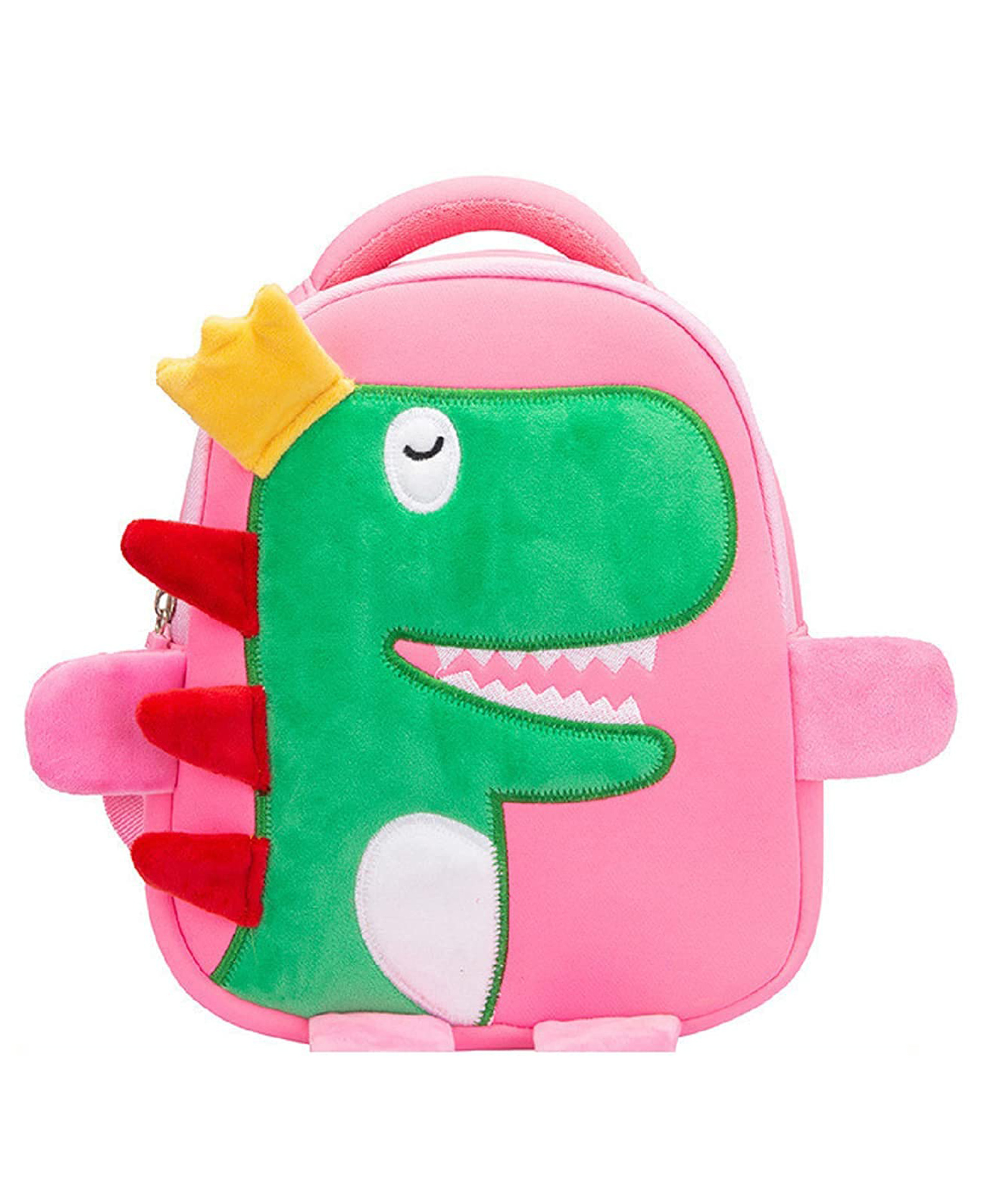 FunBlast 8.2 Inches Dinosaur Theme Fancy Bag for Boys & Girls Pack of 1 (Pink)-picture-38