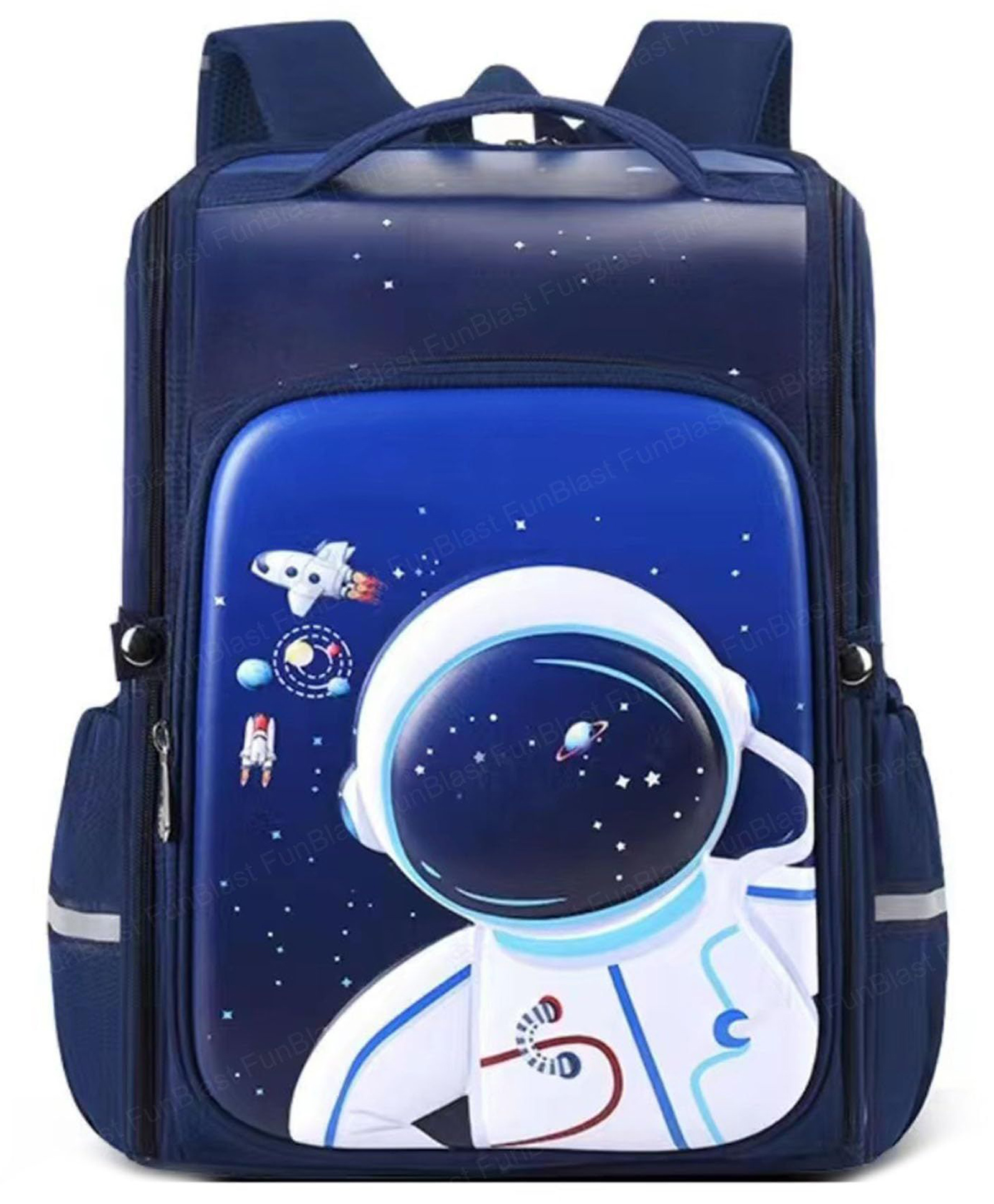 FunBlast 13 Inches Large Capacity School Backpack for Kids Pack of 1 (Multicolor)-picture-6