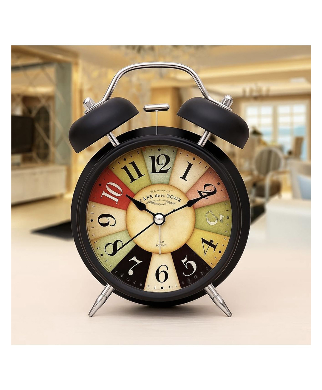 ARCADE TOYS Vintage Twin Bell Alarm Clock l Multicolour-picture-29