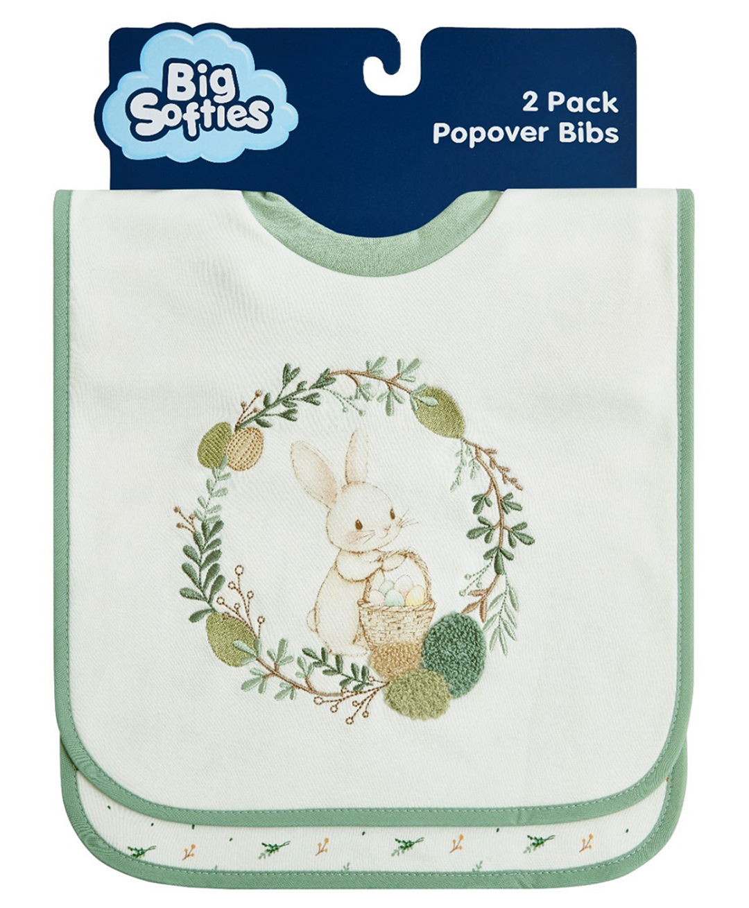Big Softies 2 Pack Popover Bibs-Bunny-picture-3