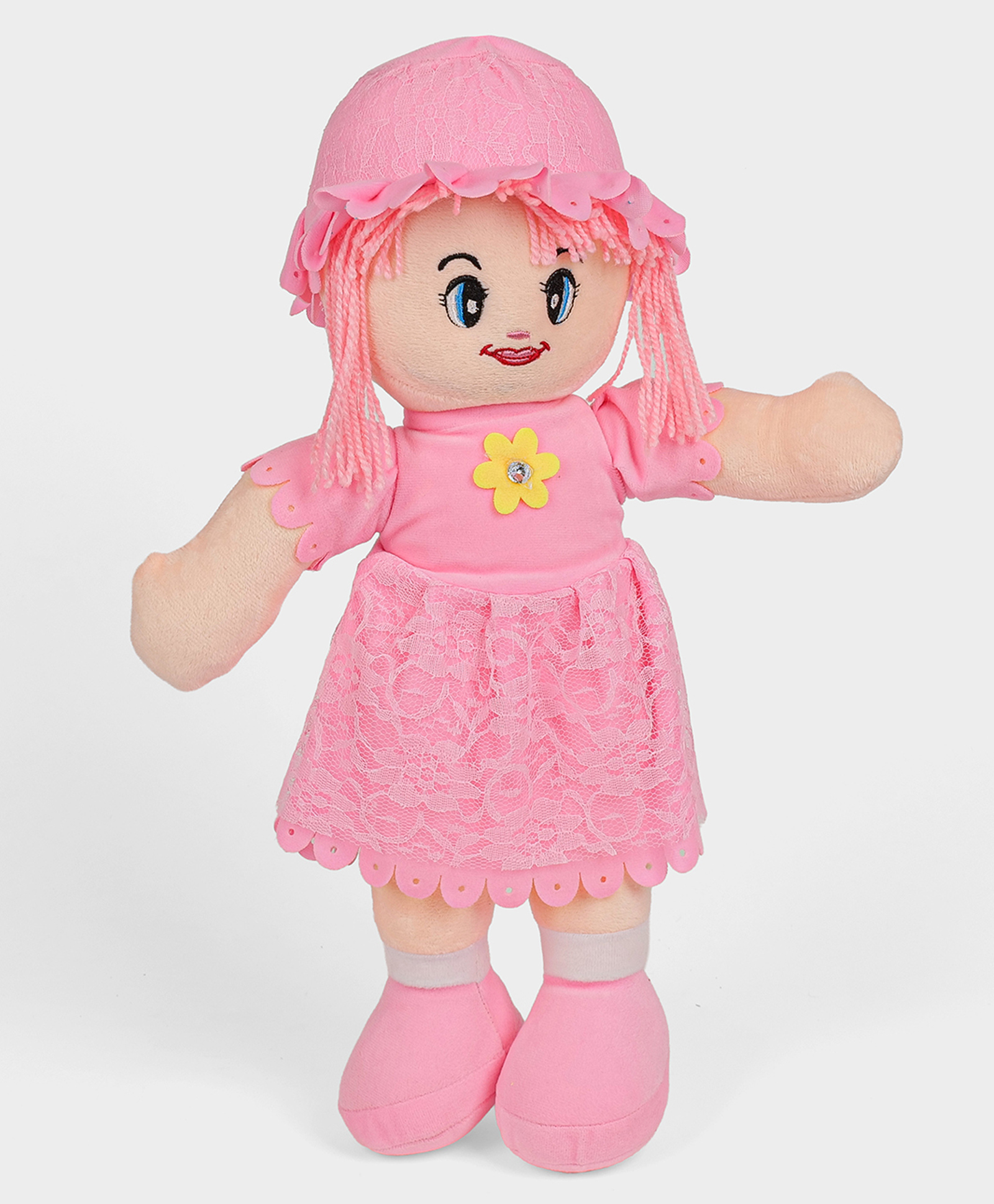 Dukiekooky Height - 50 cm, Super Cute & Adorable Pink Pretty Doll Soft Toy-picture-19